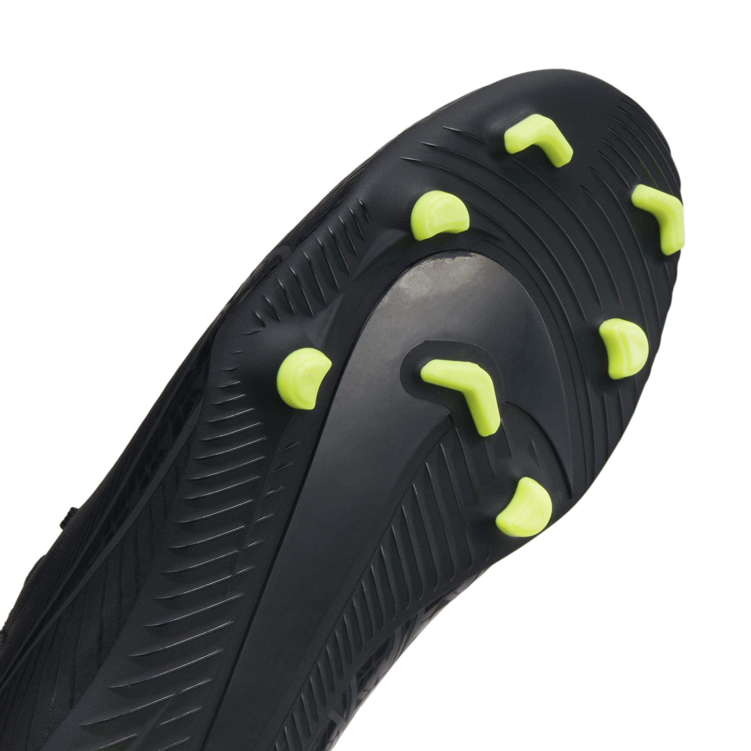 Blk/Grey-Volt - Nike - Nike Mercurial Vapor 15 Club Juniors Firm ground Football Boots - 7