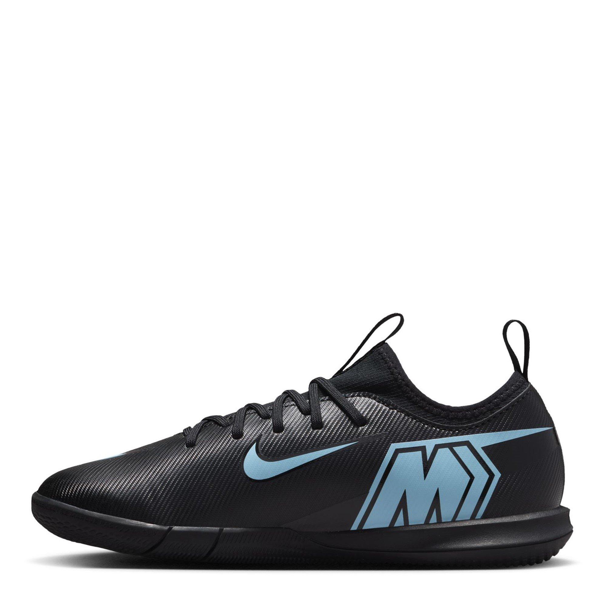 Black/Blue - Nike - Mercurial Vapor 16 Academy Juniors Indoor Football Boots - 2