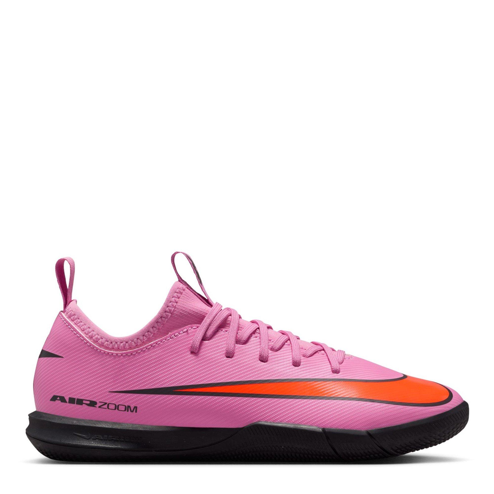 Nike Boys Mercurial Vapor 16 Academy Juniors Indoor Football Boots - Pink/Black - 4 (36.5)