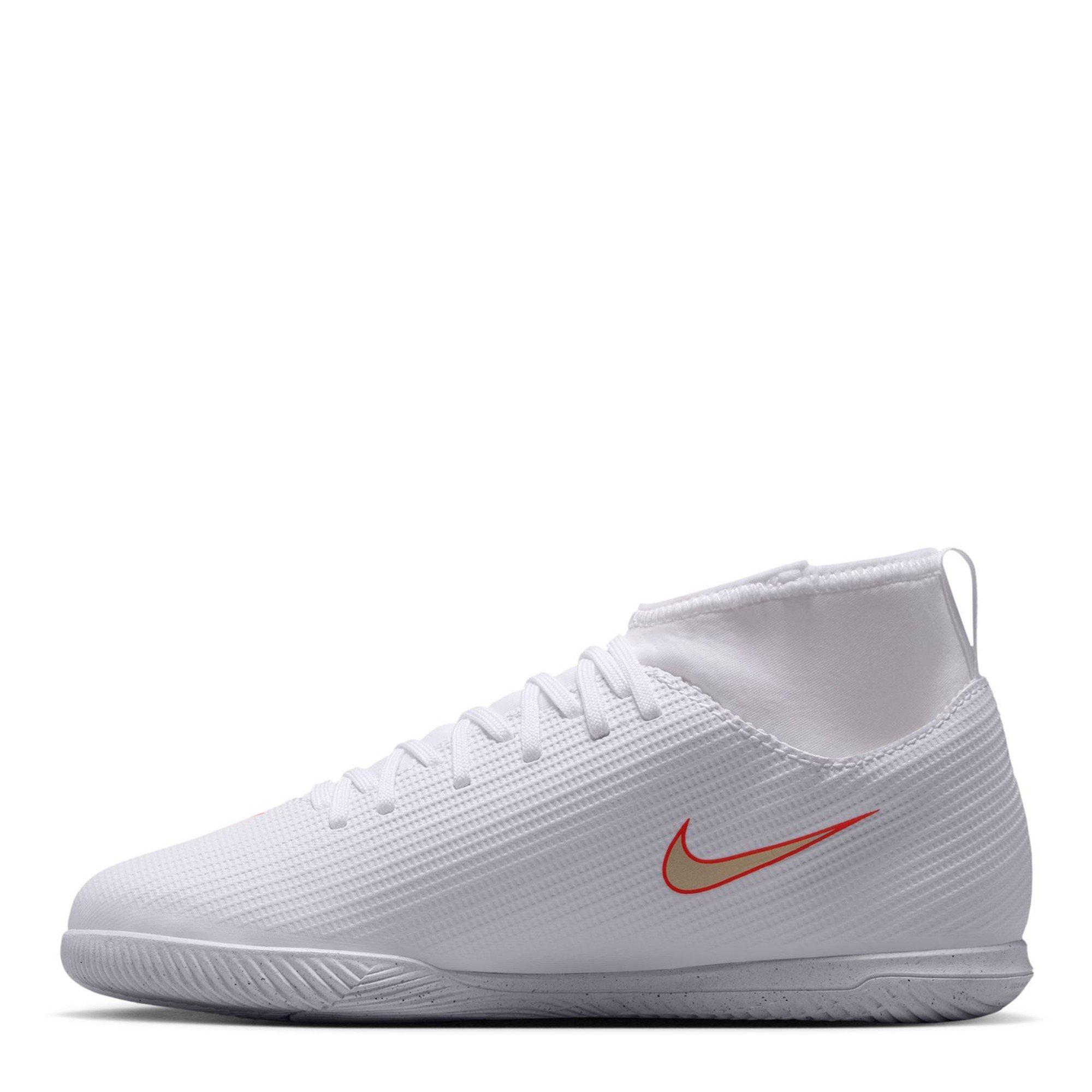 White/Red - Nike - Kids' Mercurial Club Indoor Football Boot - 2