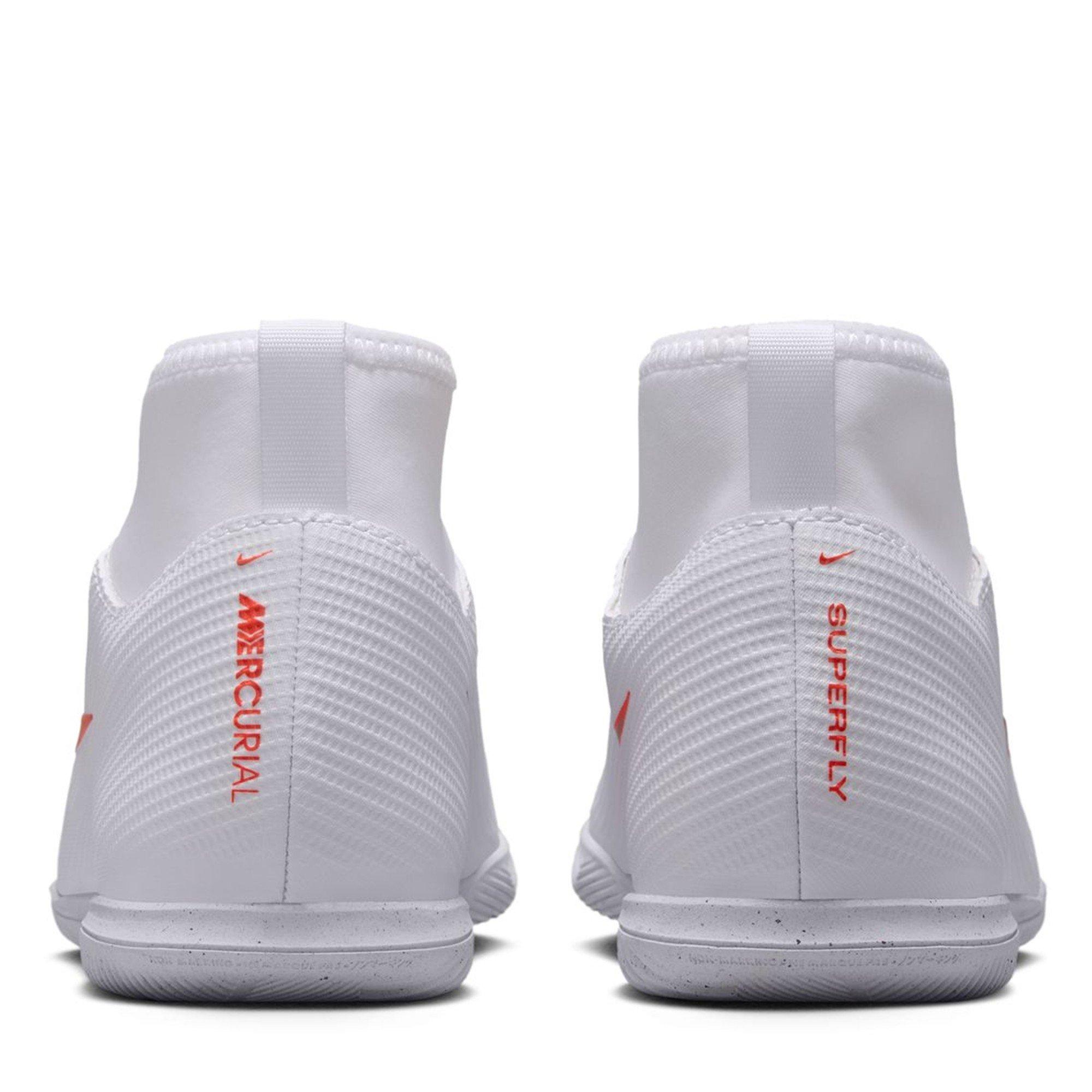 White/Red - Nike - Kids' Mercurial Club Indoor Football Boot - 5