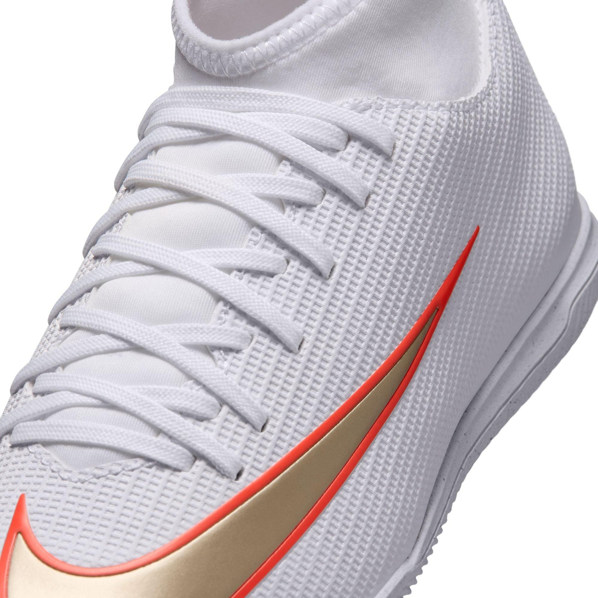 White/Red - Nike - Kids' Mercurial Club Indoor Football Boot - 7