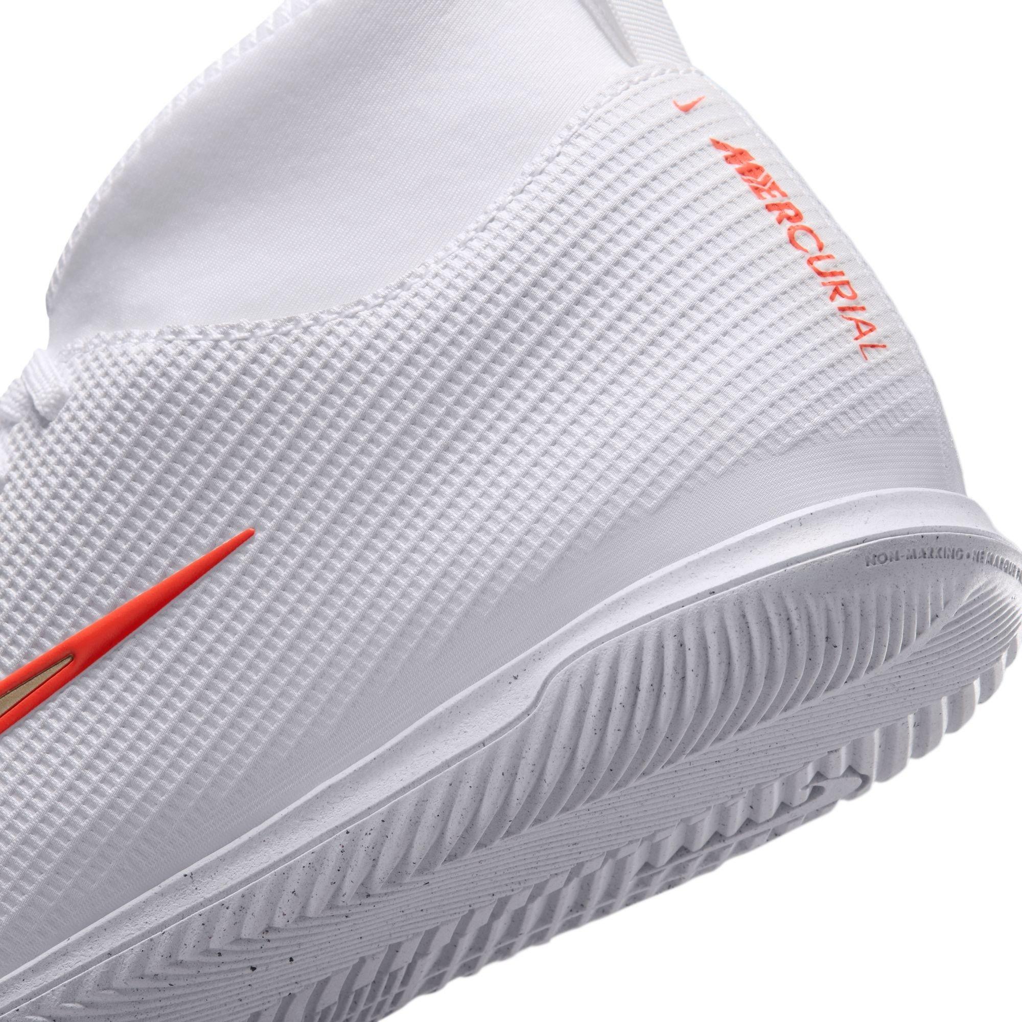 White/Red - Nike - Kids' Mercurial Club Indoor Football Boot - 8