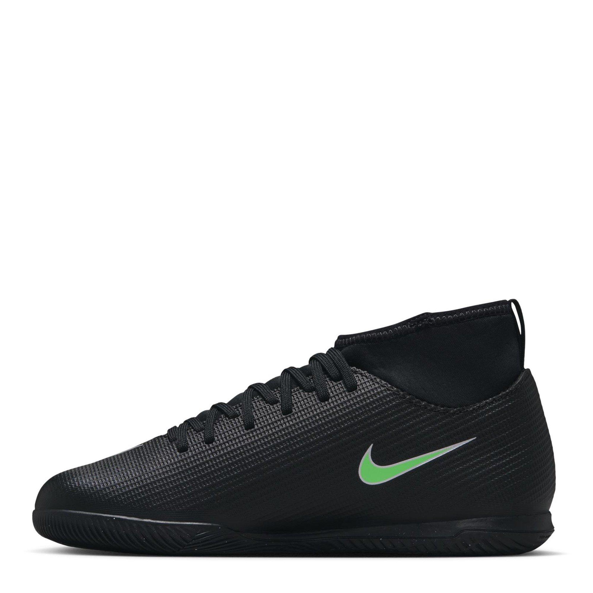 Black/Green - Nike - Kids' Mercurial Club Indoor Football Boot - 2