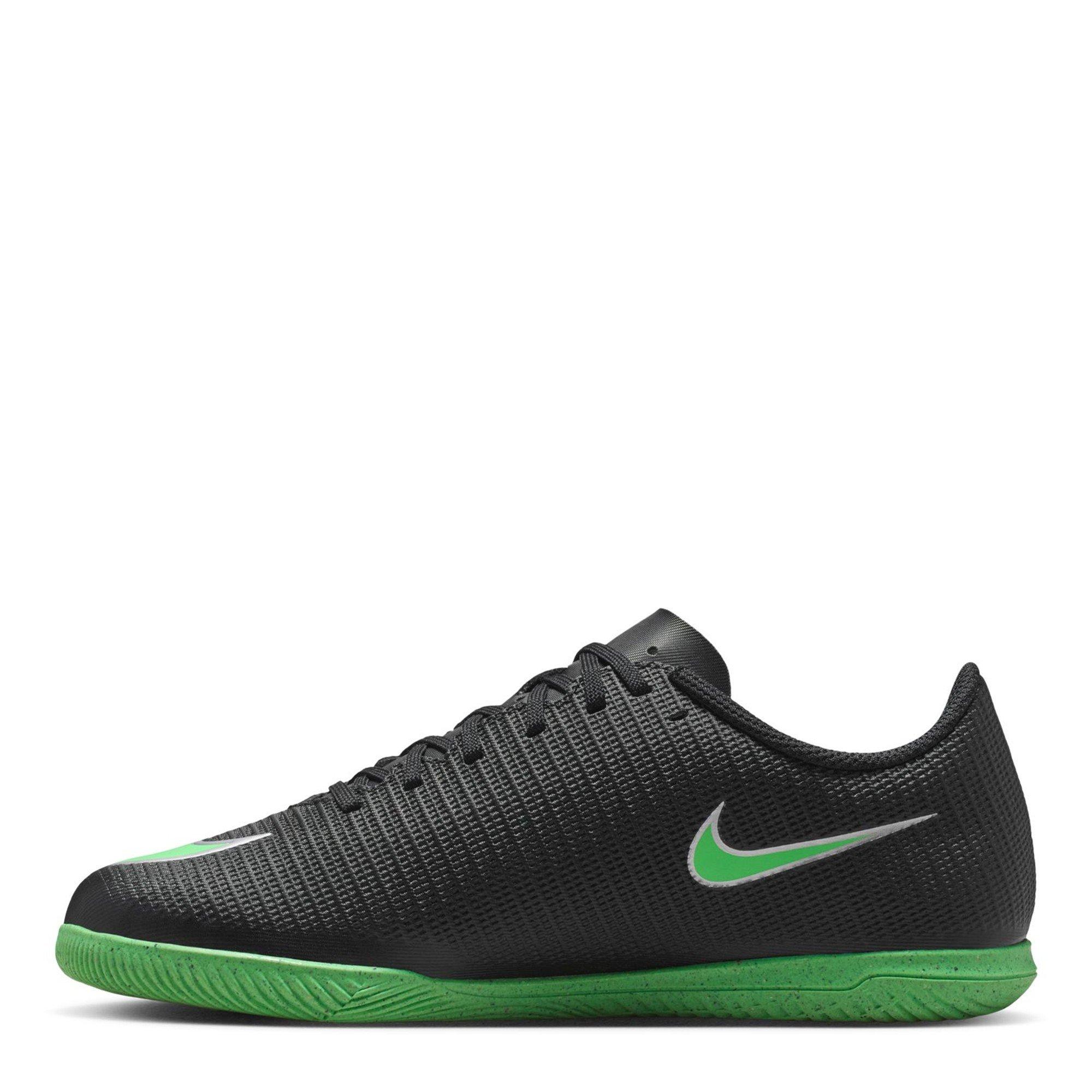 Noir/Vert - Nike - Kids' Mercurial Club Indoor Football Boot - 2