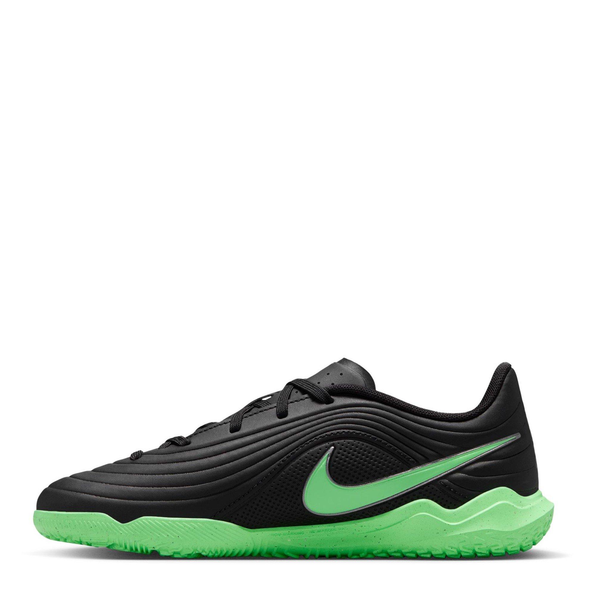 Black/Green - Nike - Kids' Tiempo Club IC Indoor Football Boot - 2