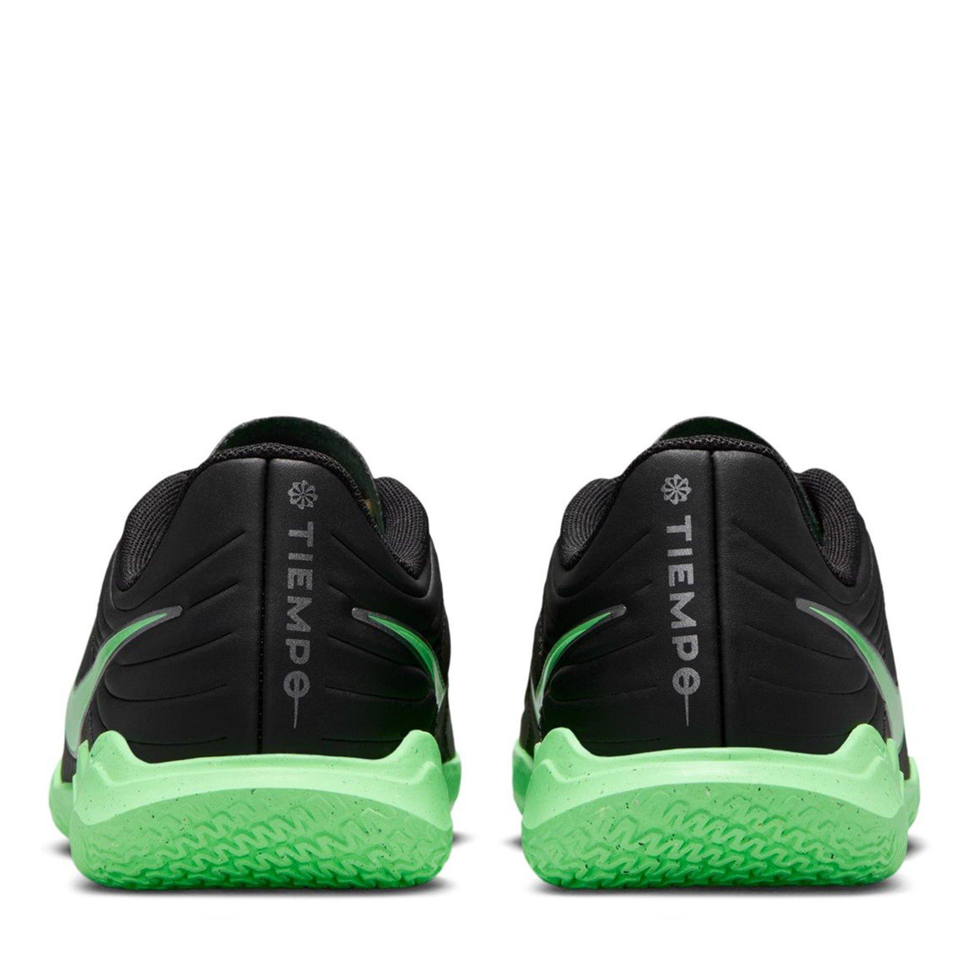 Black/Green - Nike - Kids' Tiempo Club IC Indoor Football Boot - 5