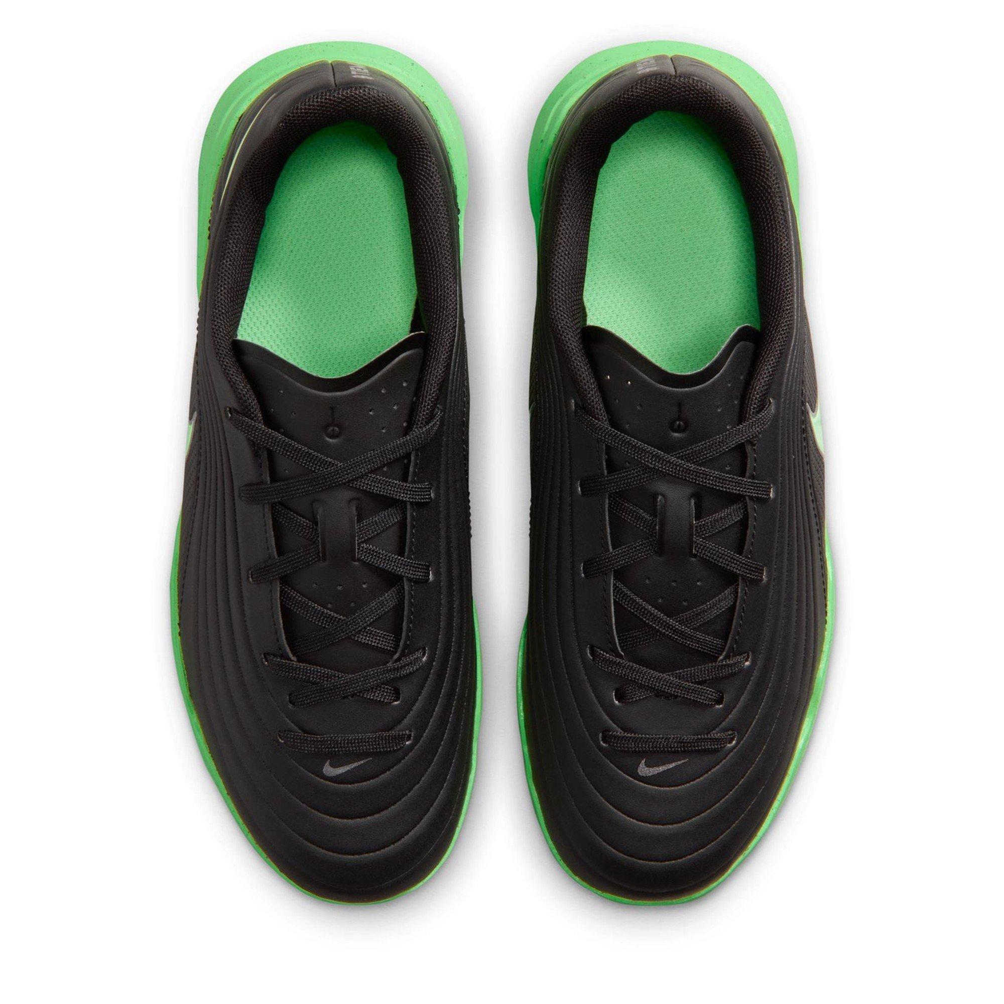 Black/Green - Nike - Kids' Tiempo Club IC Indoor Football Boot - 6