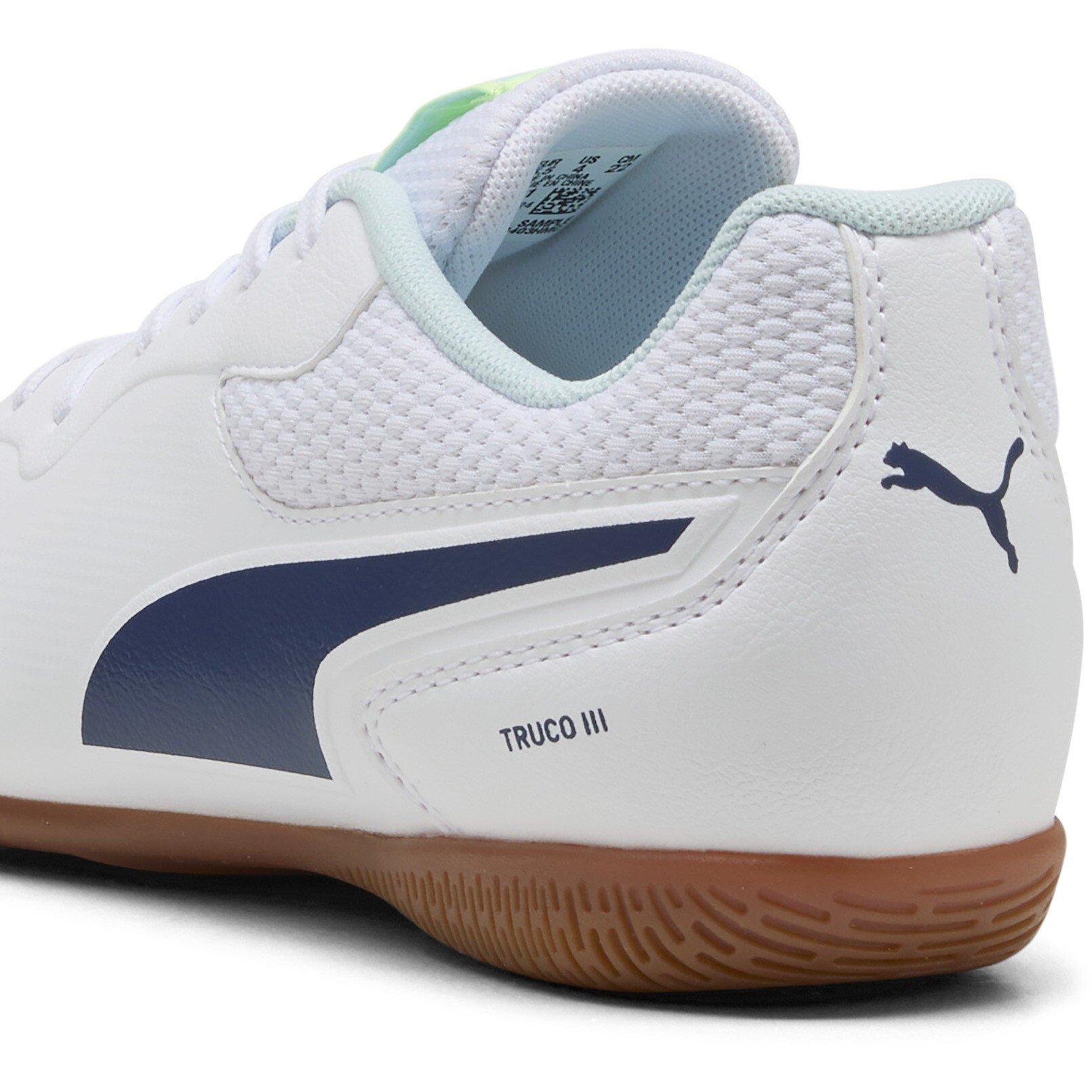 Wht-q-FzzyLght - Puma - Unisex Kids' Truco III Indoor Football Boots - 5