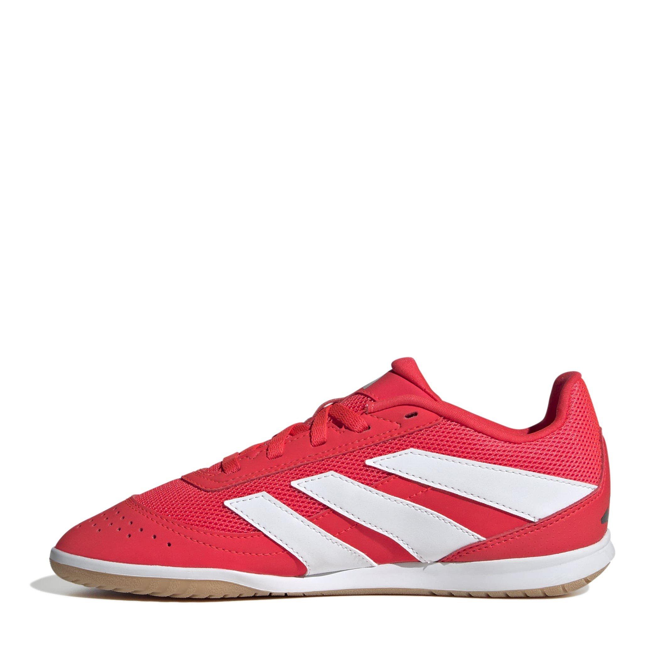 Red/White - adidas - Predator Club Junior Indoor Court Football Boots - 2
