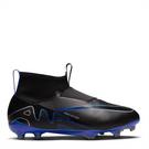 Noir/Chrome - Nike - Mercurial Superfly 9 Academy Firm Ground Football Boots Juniors - 1