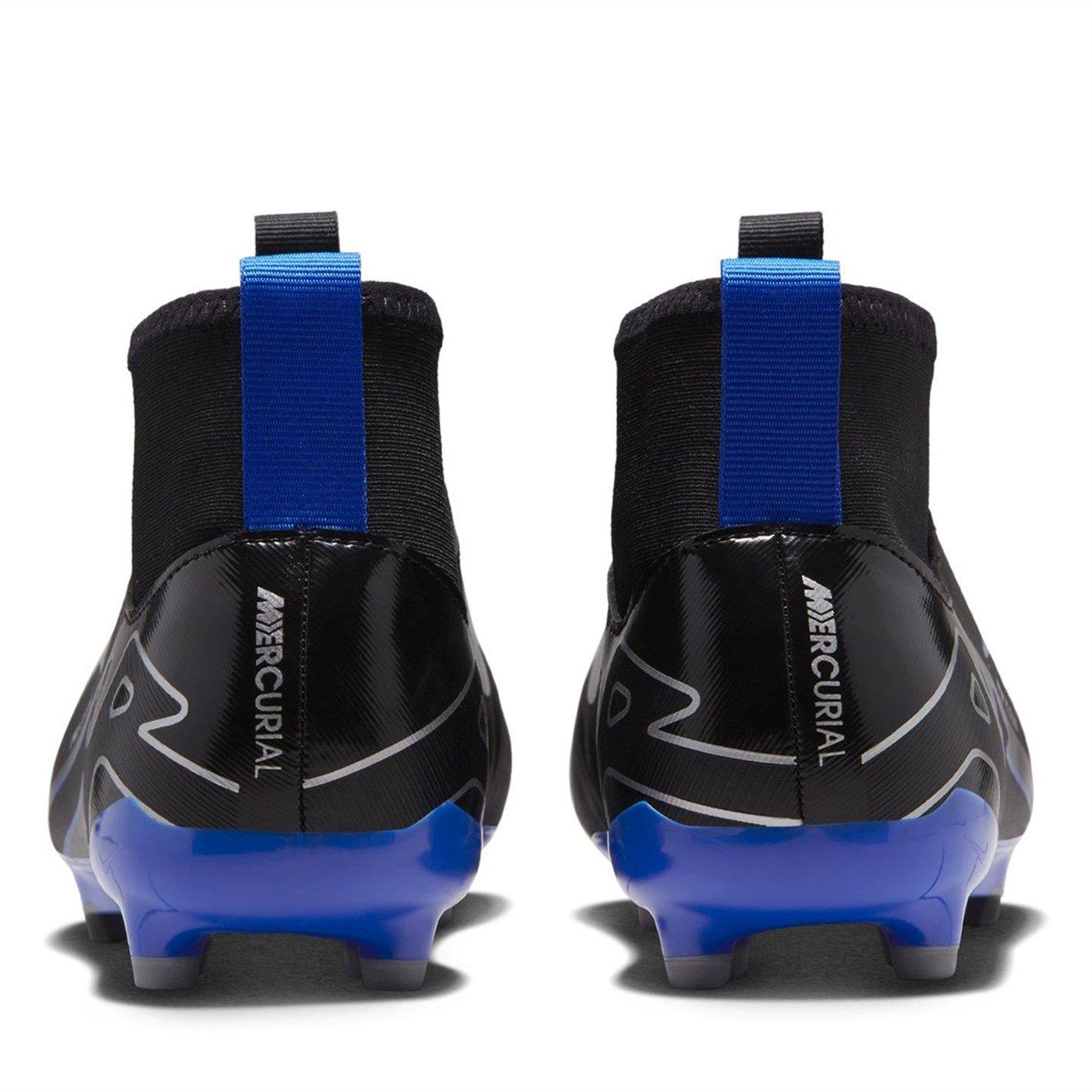 Zwart/Chroom - Nike - Mercurial Superfly 9 Academy Junior Firm Ground Football Boots - 3