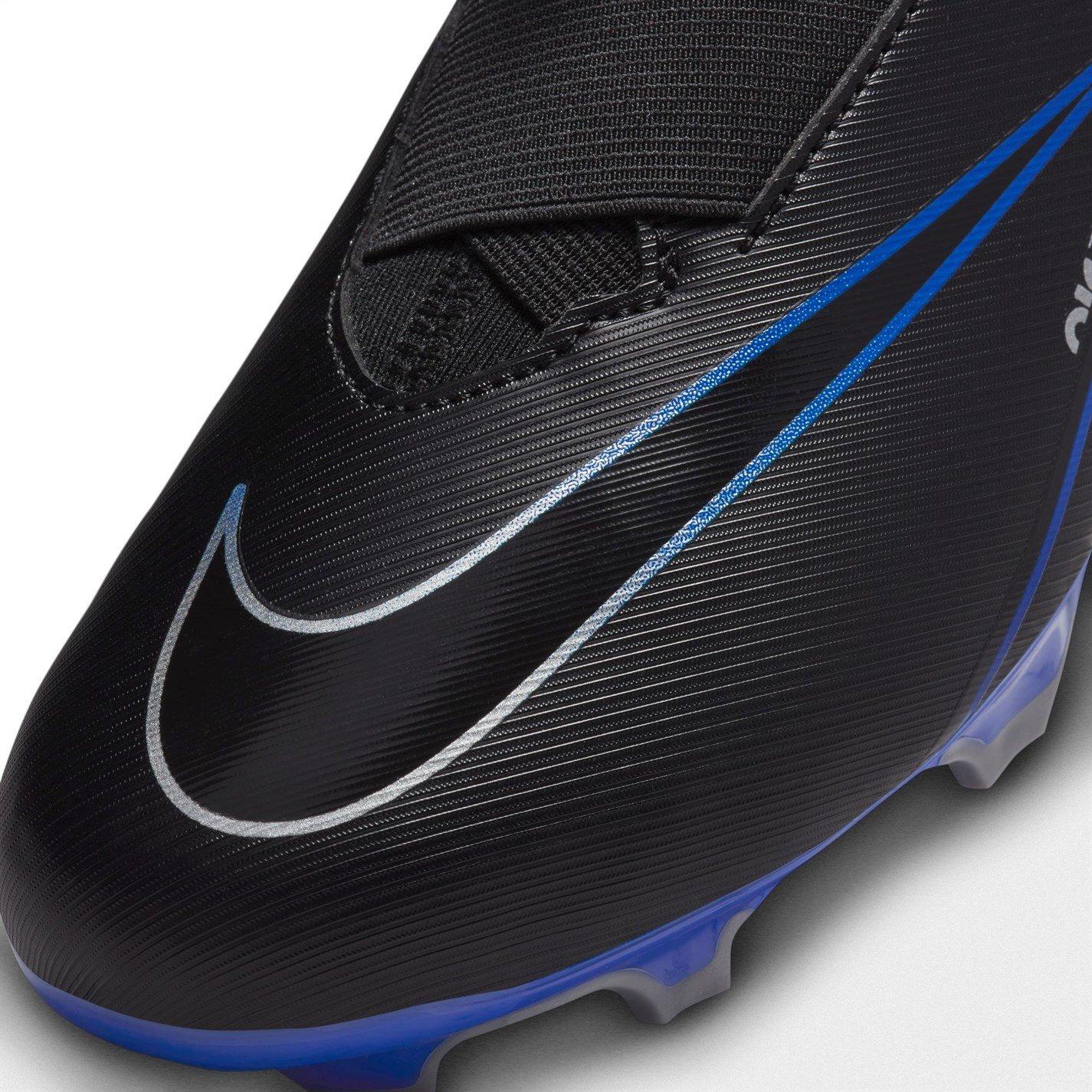 Zwart/Chroom - Nike - Mercurial Superfly 9 Academy Junior Firm Ground Football Boots - 7