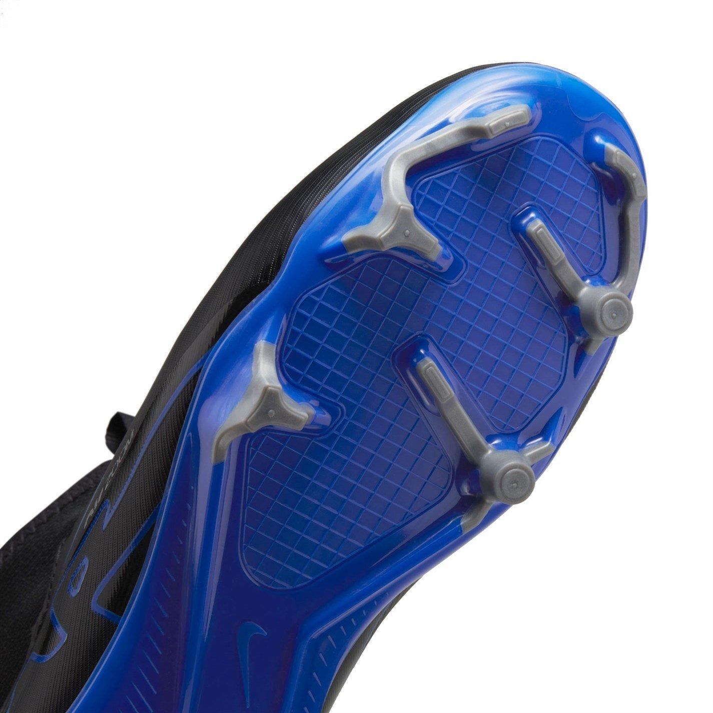 Zwart/Chroom - Nike - Mercurial Superfly 9 Academy Junior Firm Ground Football Boots - 9