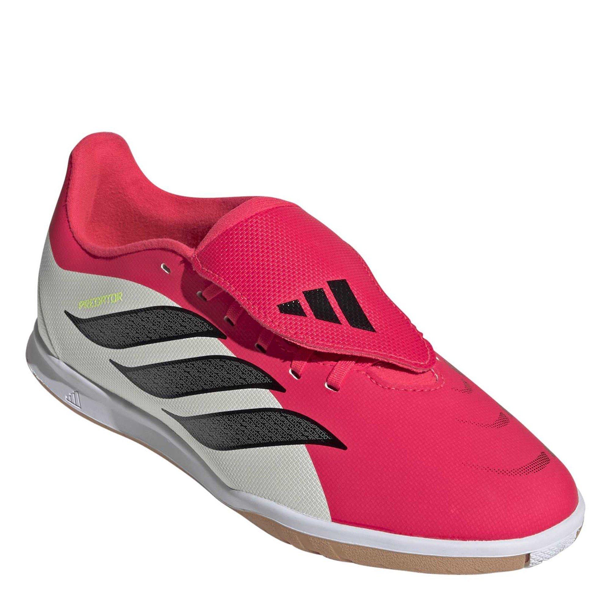 Lucid Red/Core - adidas - Kids' Predator Club Indoor Football Boot - 3