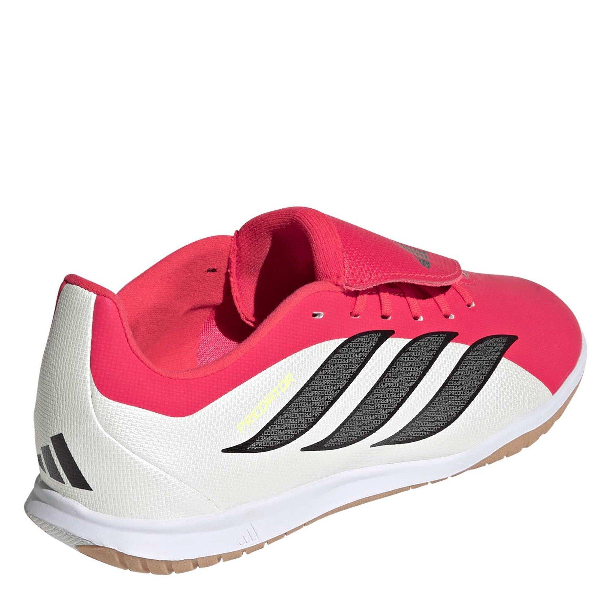 Lucid Red/Core - adidas - Kids' Predator Club Indoor Football Boot - 4