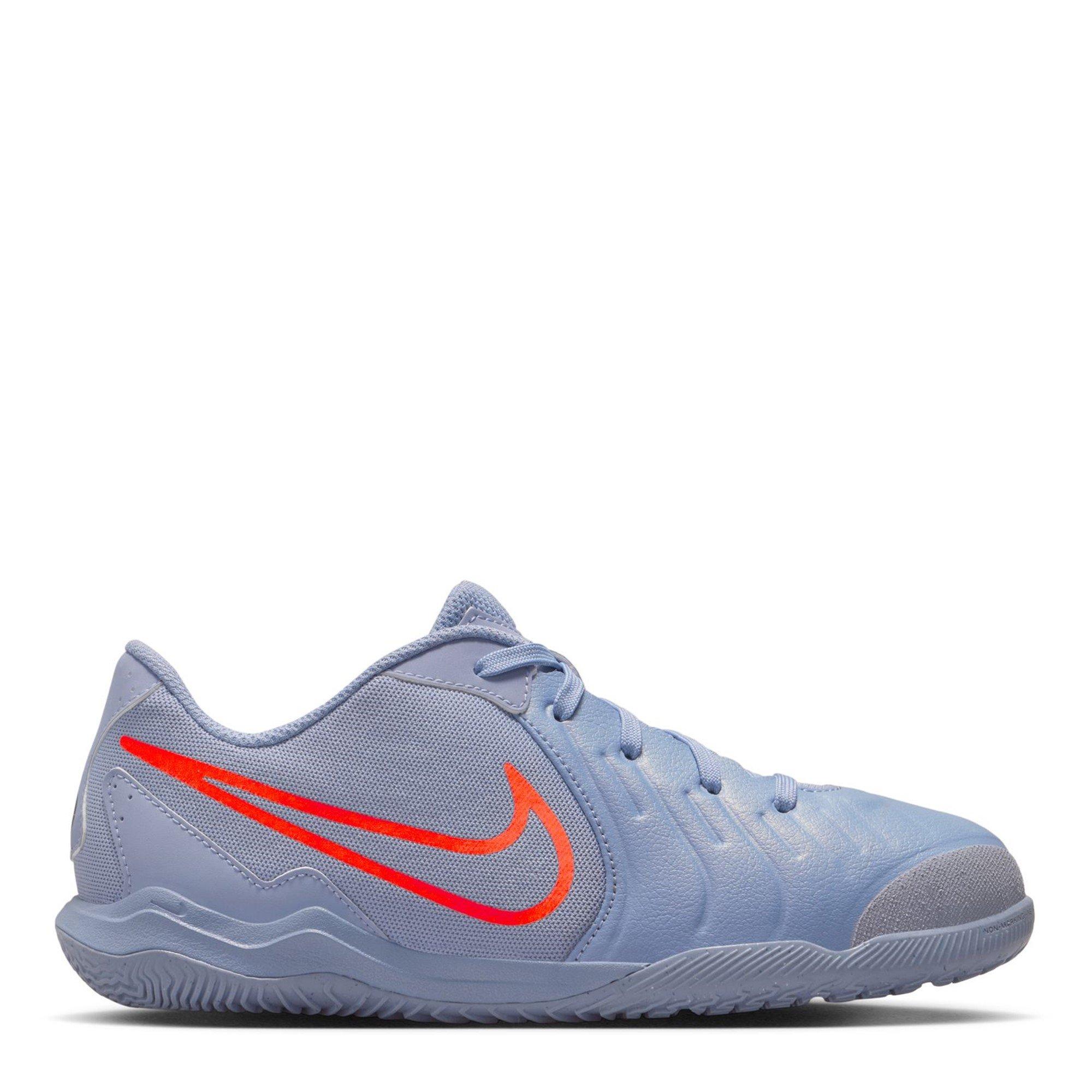 Blue/Black - Nike - Tiempo Legend 10 Academy Juniors Indoor Football Boots - 1