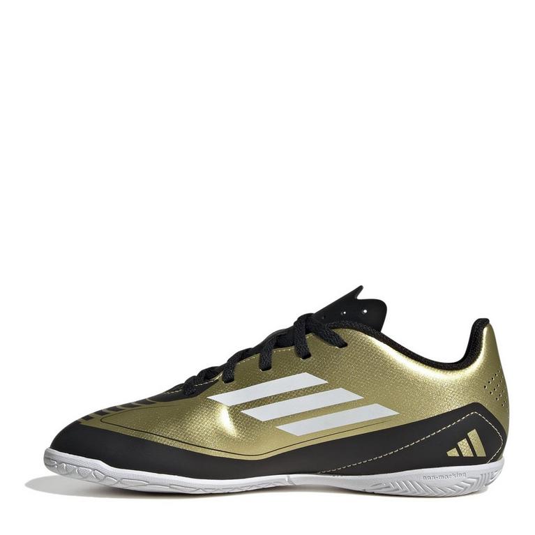 Or/Noir - adidas - F50 Club Messi Junior Indoor Football Boots - 2