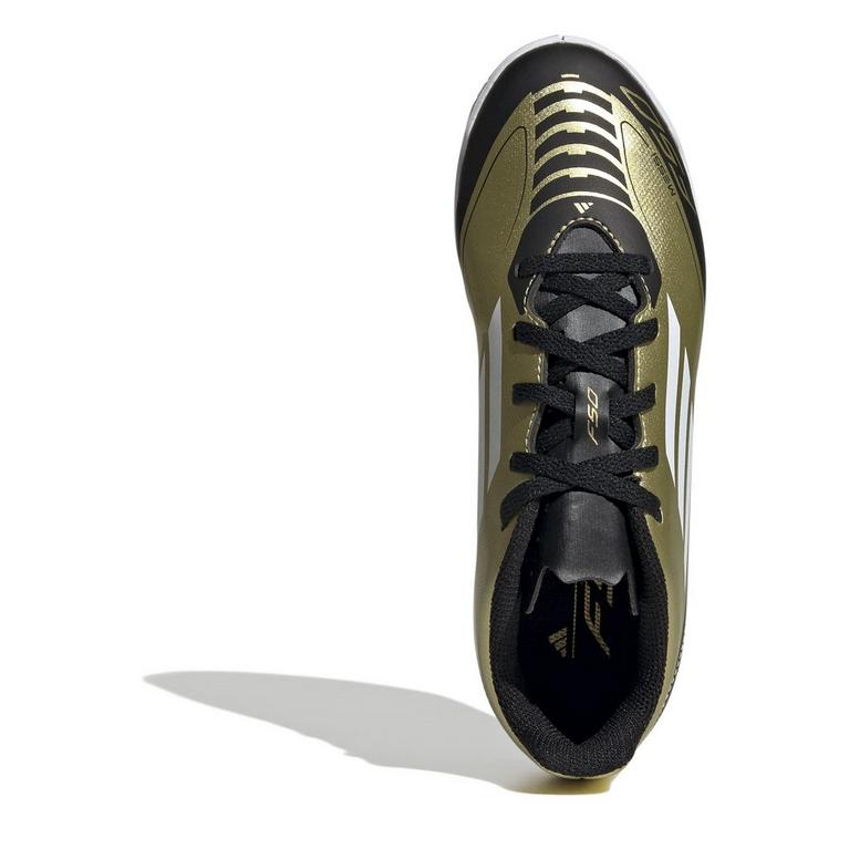 Or/Noir - adidas - F50 Club Messi Junior Indoor Football Boots - 5