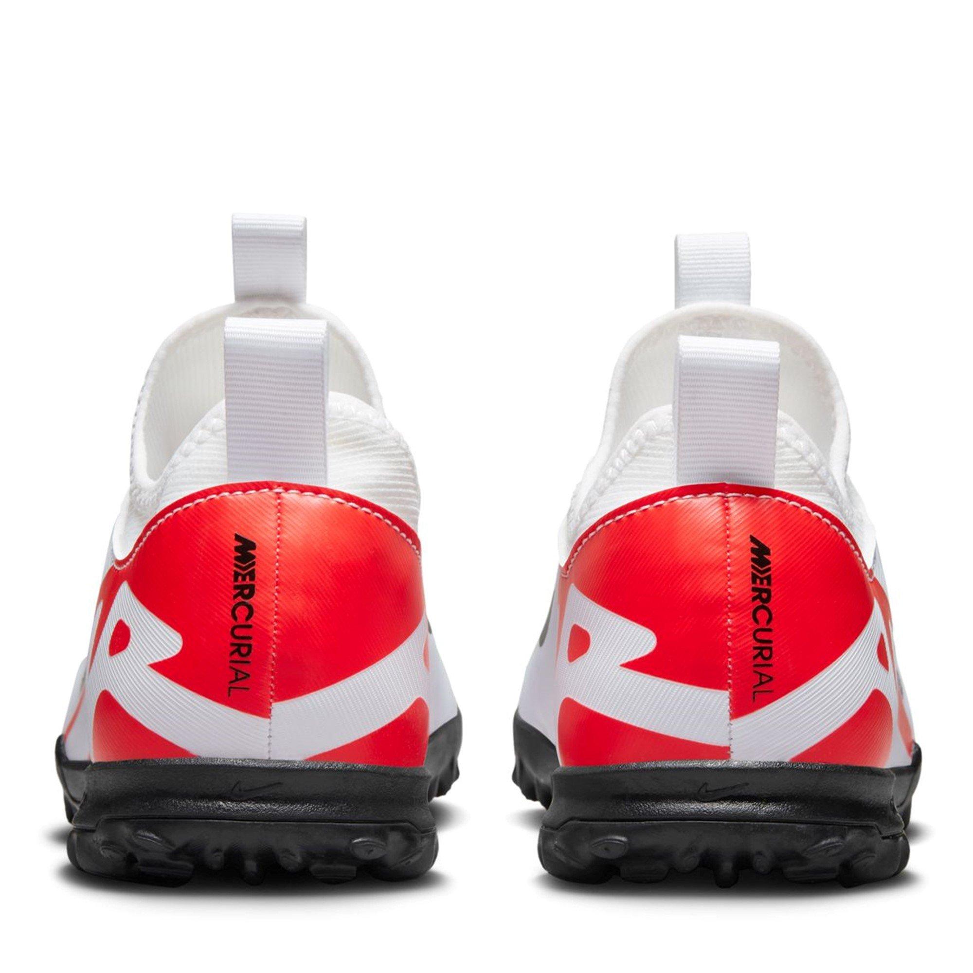 Rood/Wit - Nike - Mercurial Vapor Academy Junior Astro Turf Trainers - 5
