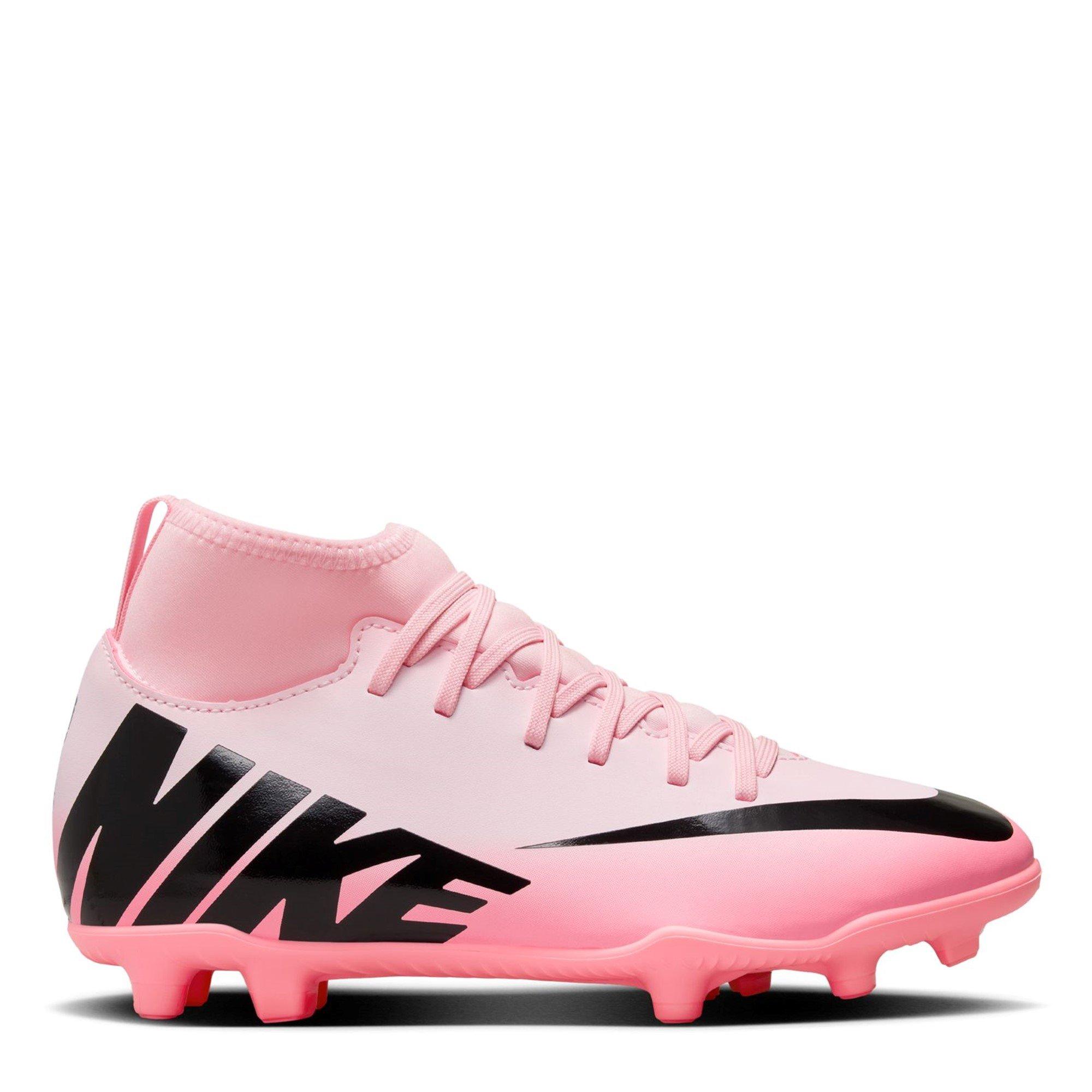 Cor-de-rosa/preto - Nike - Mercurial Superfly 9 Club Junior Firm Ground Football Boots - 1