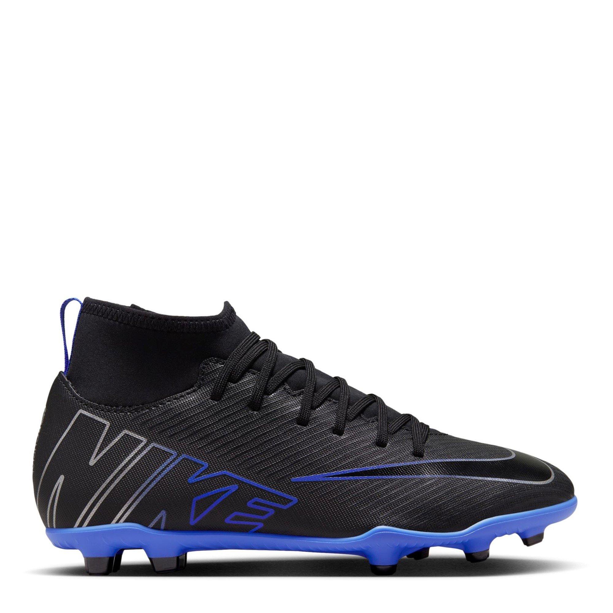 Nero/Cromo - Nike - Mercurial Superfly 9 Club Junior Firm Ground Football Boots - 1