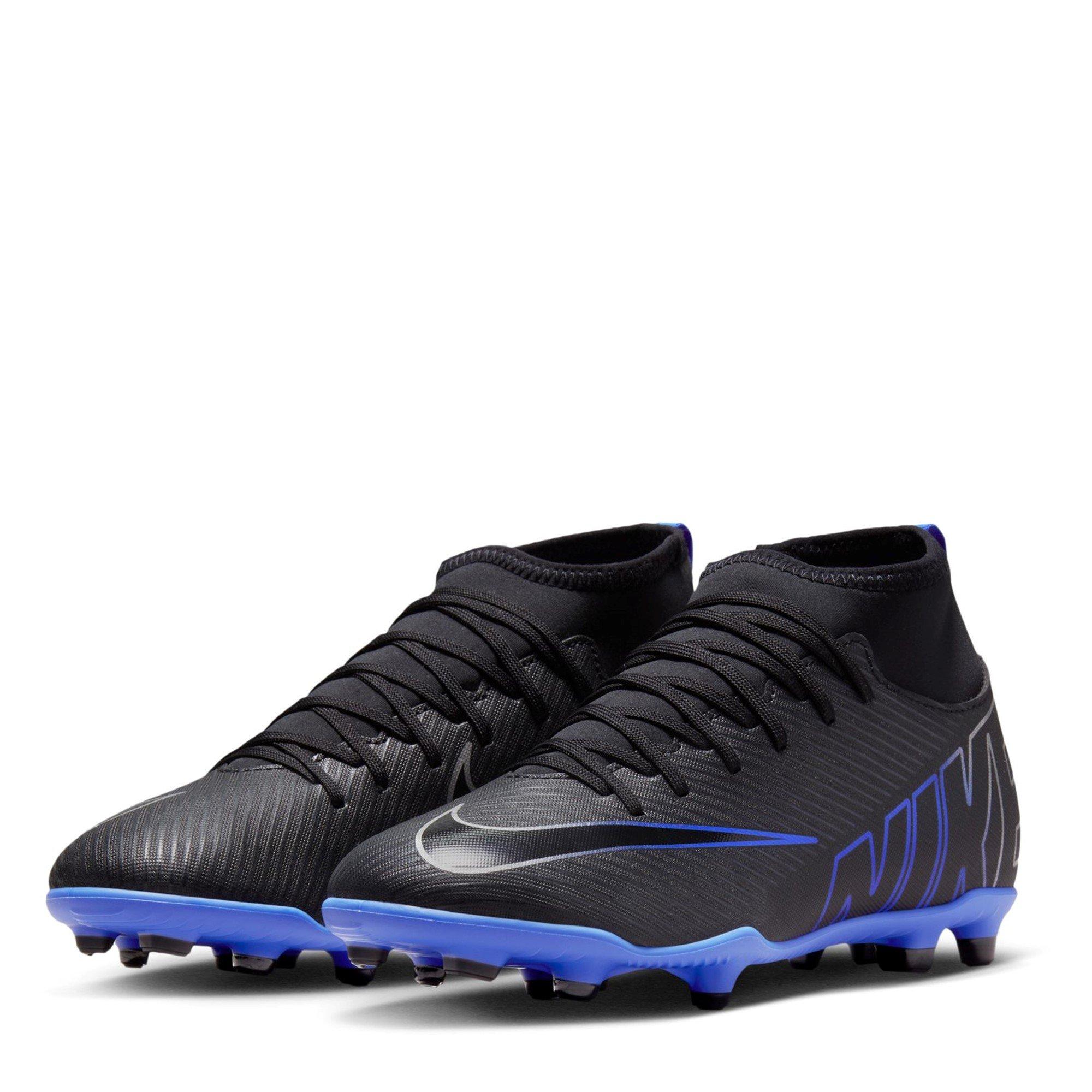 Nero/Cromo - Nike - Mercurial Superfly 9 Club Junior Firm Ground Football Boots - 4