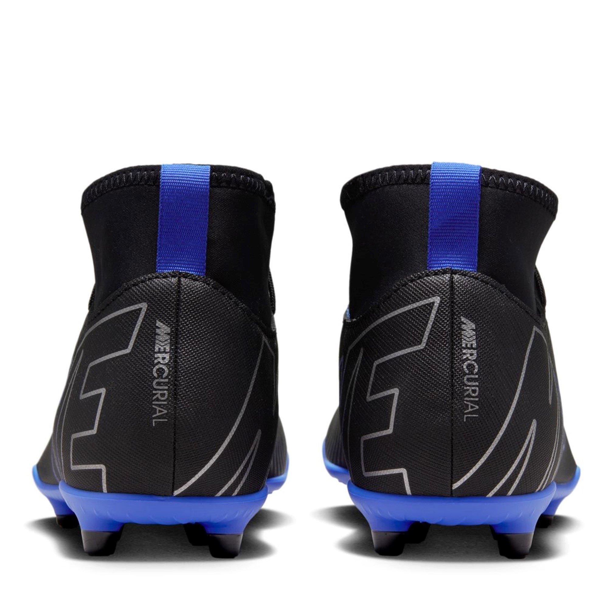 Nero/Cromo - Nike - Mercurial Superfly 9 Club Junior Firm Ground Football Boots - 5