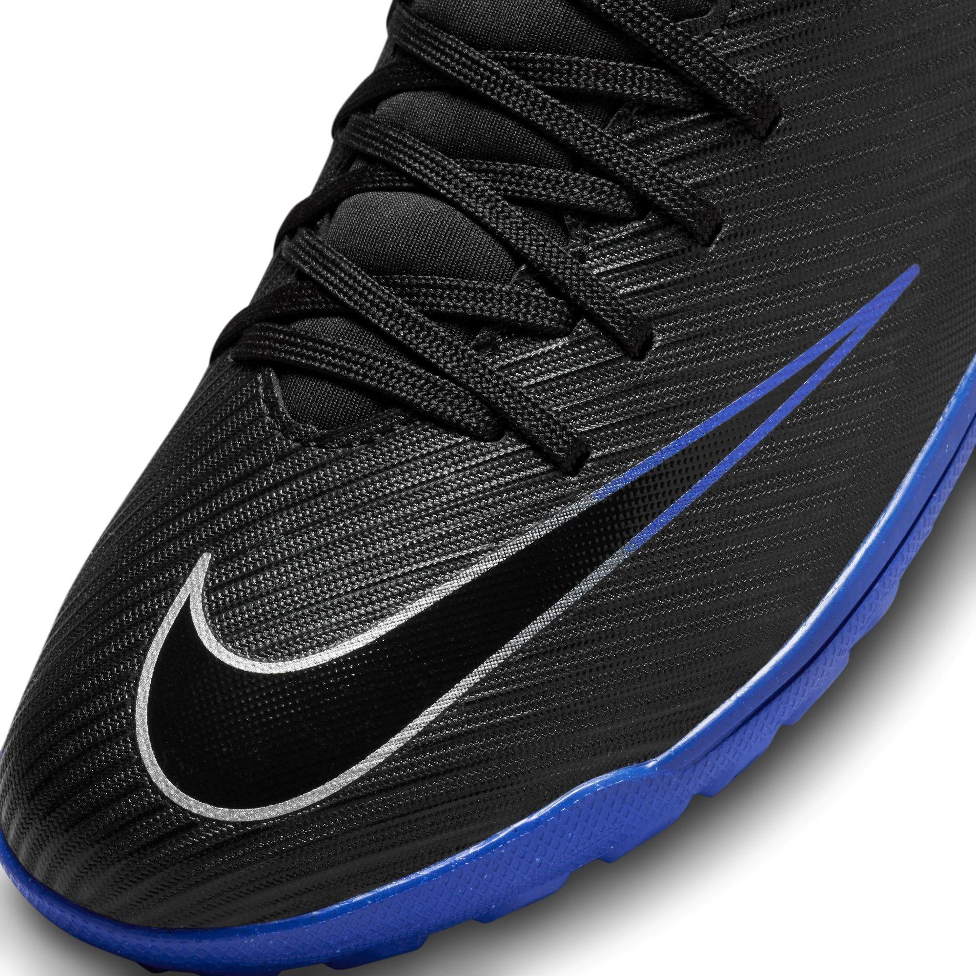 Negro/Cromo - Nike - Mercurial Vapour 15 Club Astro Turf Football Boots Juniors - 7