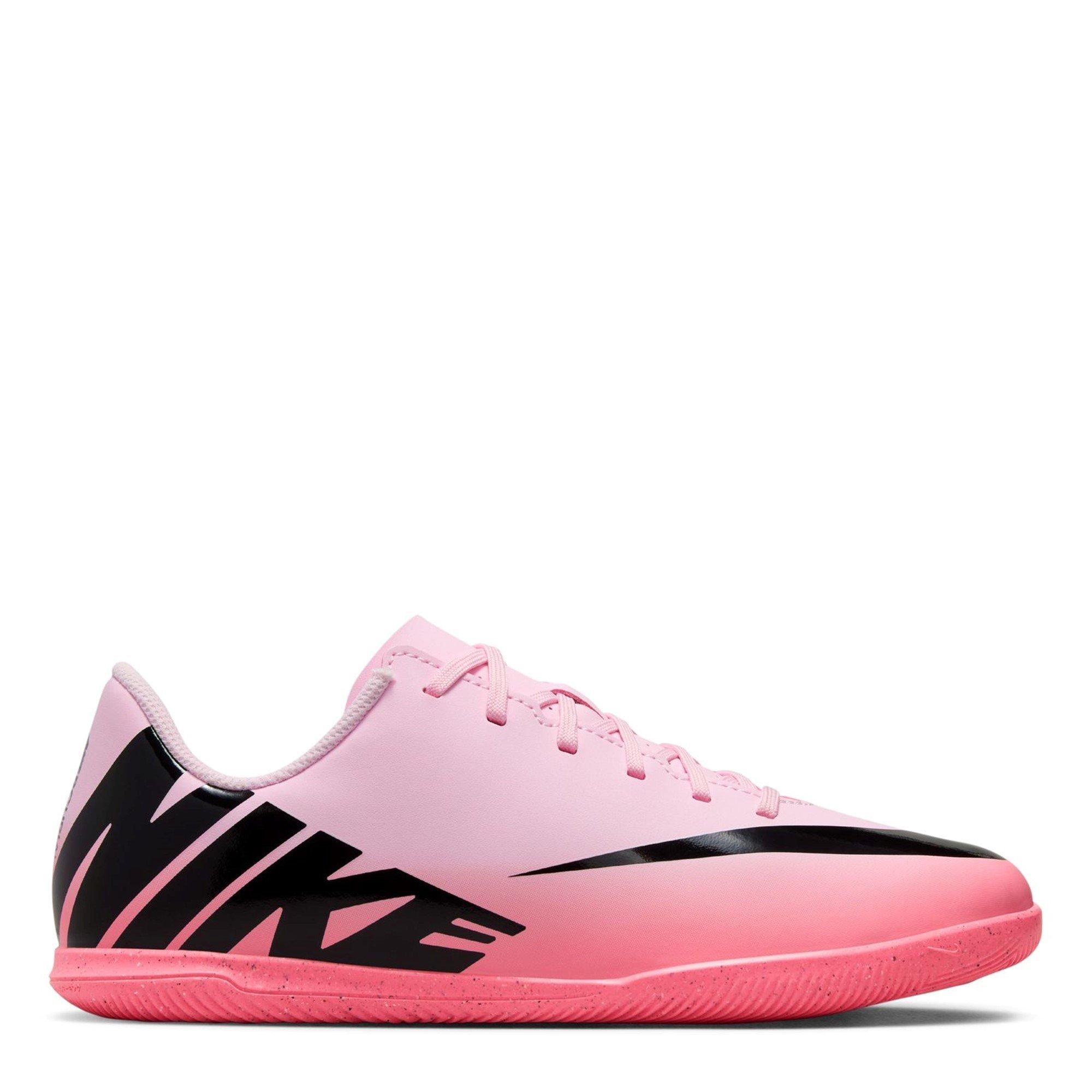 Pink/Black - Nike - Mercurial Vapor Club Junior Indoor Football Boots - 1