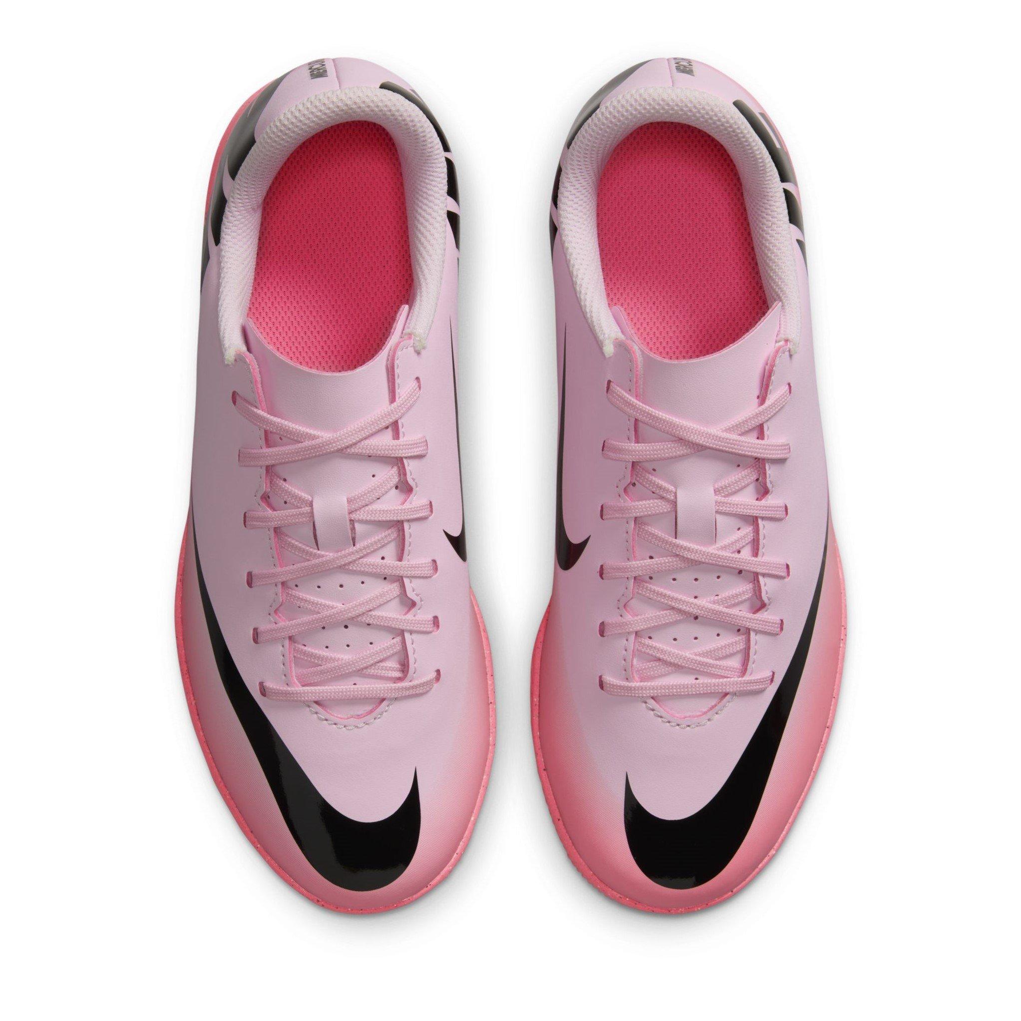 Lyserød/sort - Nike - Mercurial Vapor Club Junior Indoor Football Boots - 5