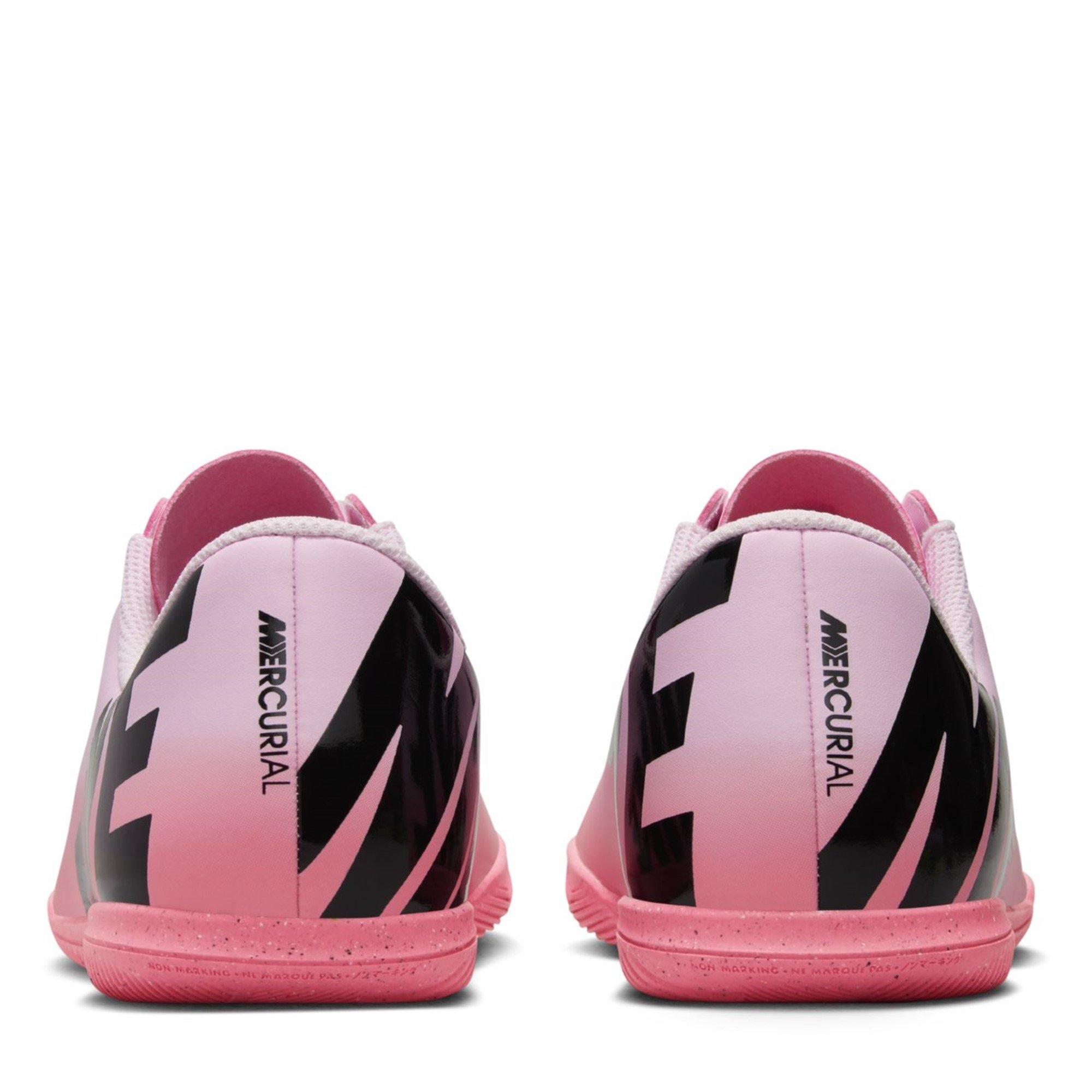 Lyserød/sort - Nike - Mercurial Vapor Club Junior Indoor Football Boots - 6