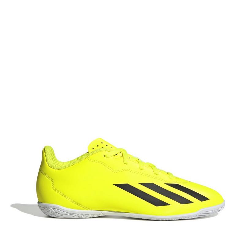 Yllw Blck/White - adidas - X Crazyfast Club Juniors Indoor Football Boots - 1