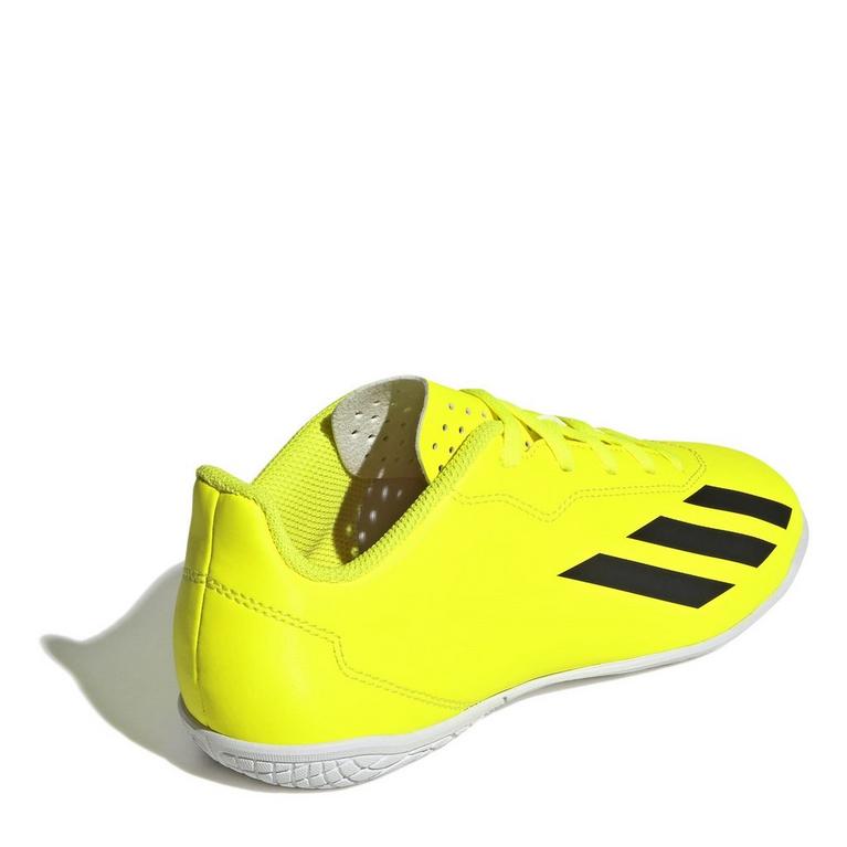 Yllw Blck/White - adidas - X Crazyfast Club Juniors Indoor Football Boots - 4
