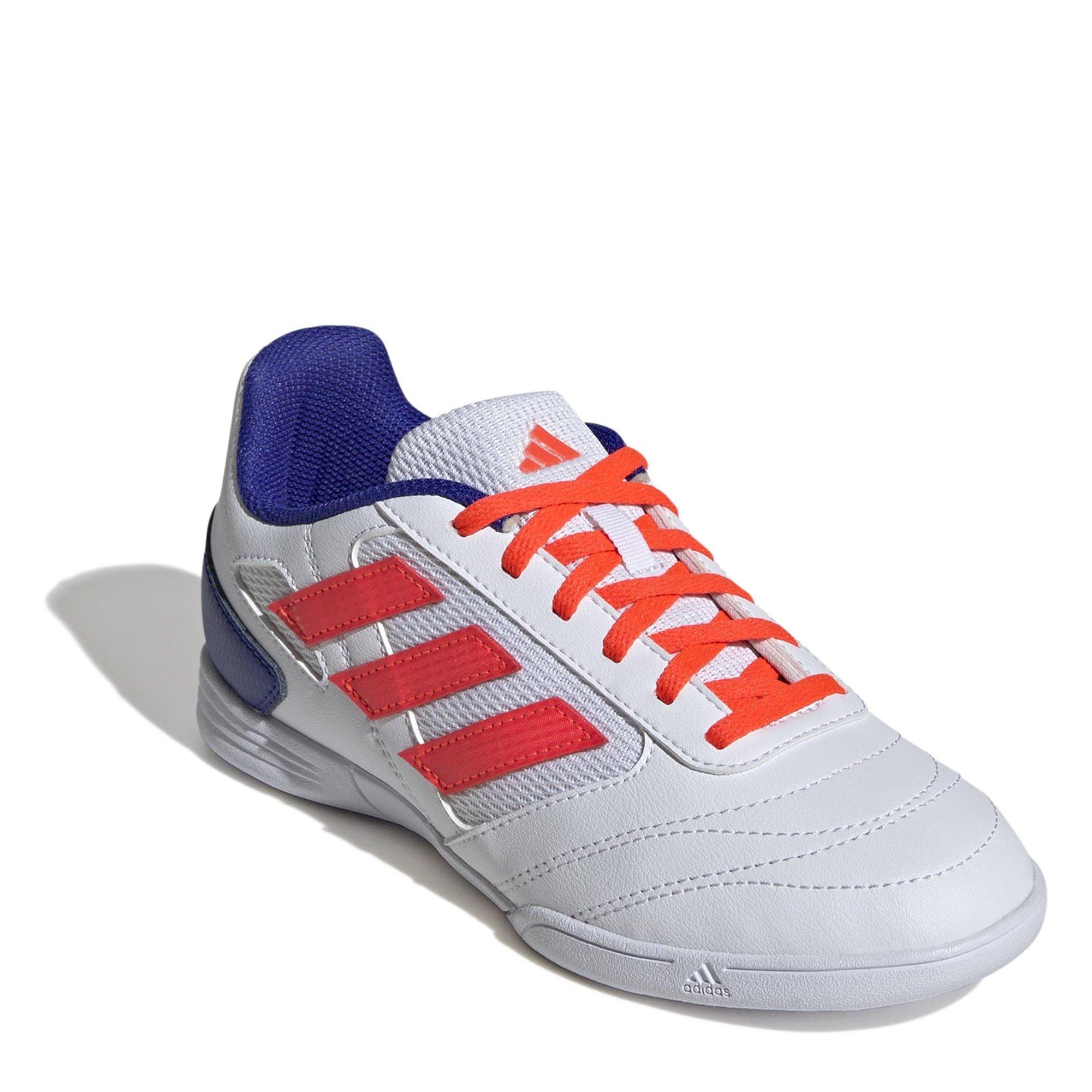 Wit/Rood - adidas - Super Sala II Juniors Indoor Football Boots - 3