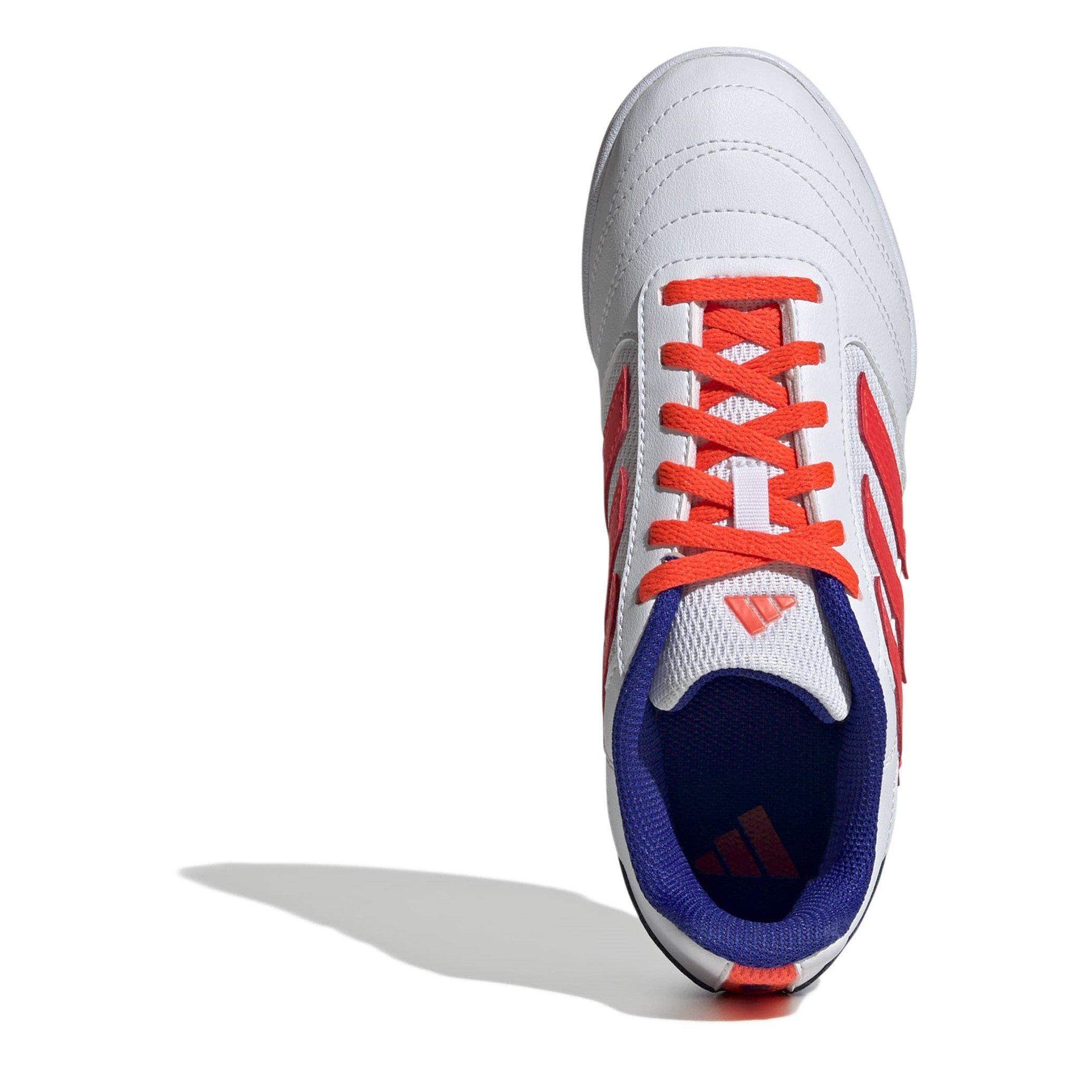 Wit/Rood - adidas - Super Sala II Juniors Indoor Football Boots - 5