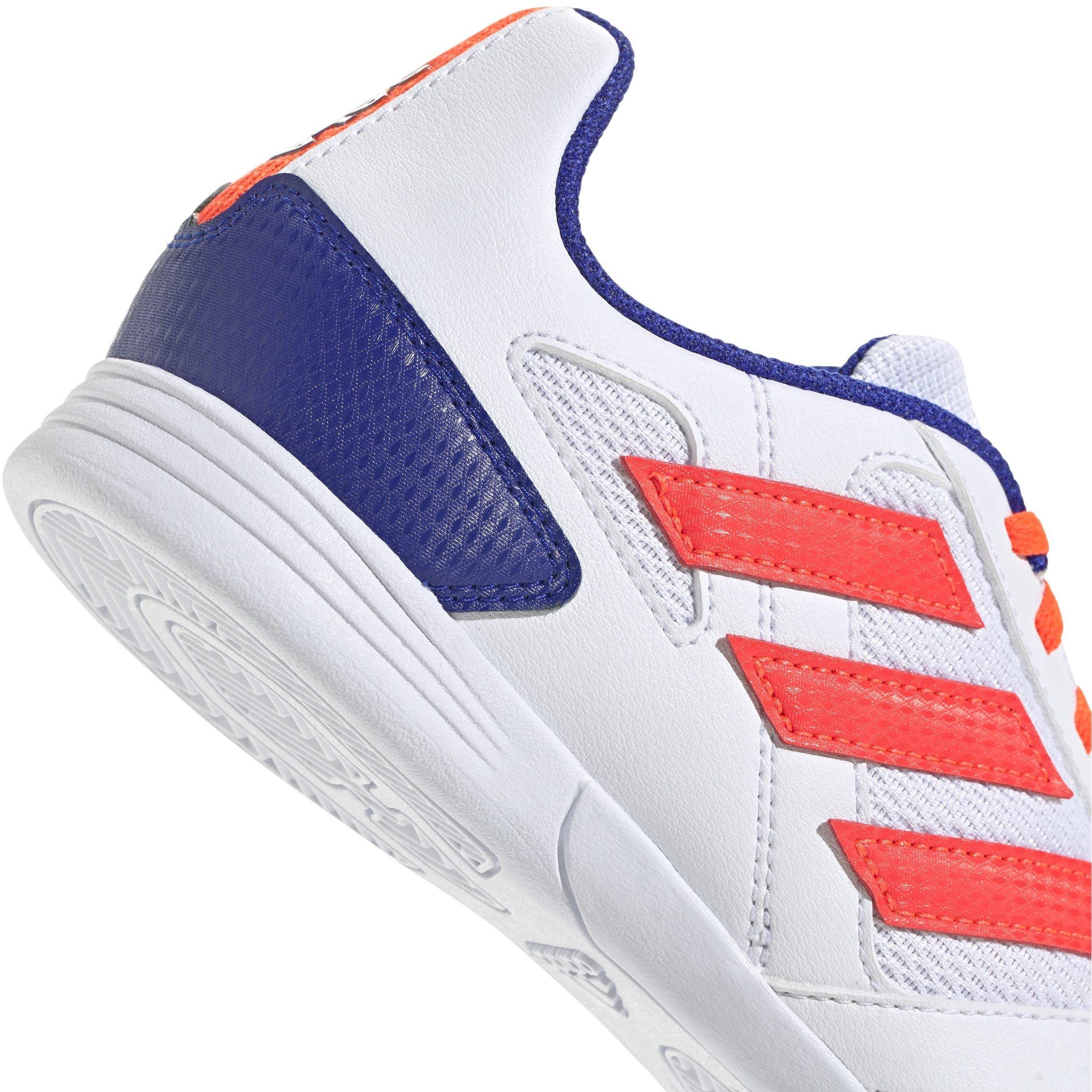 Wit/Rood - adidas - Super Sala II Juniors Indoor Football Boots - 7
