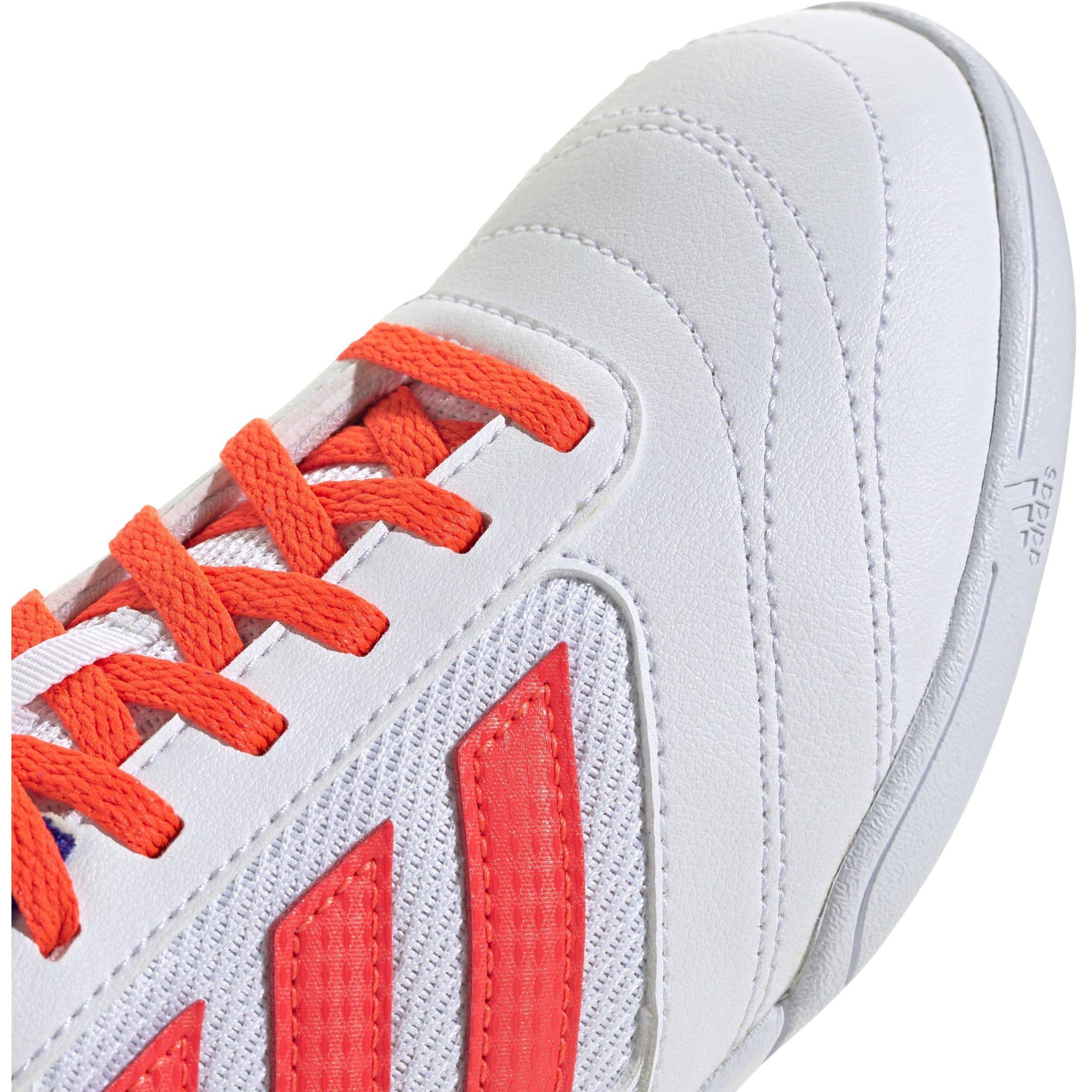 Wit/Rood - adidas - Super Sala II Juniors Indoor Football Boots - 8