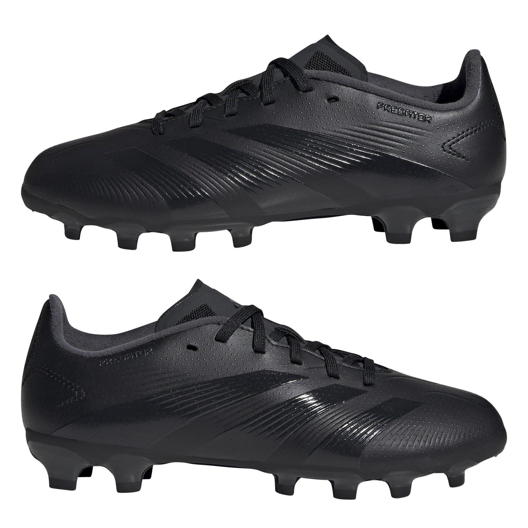 CBLACK/CARBON/C - adidas - Predator 24 League Low Juniors Multi-Ground Football Boots - 9
