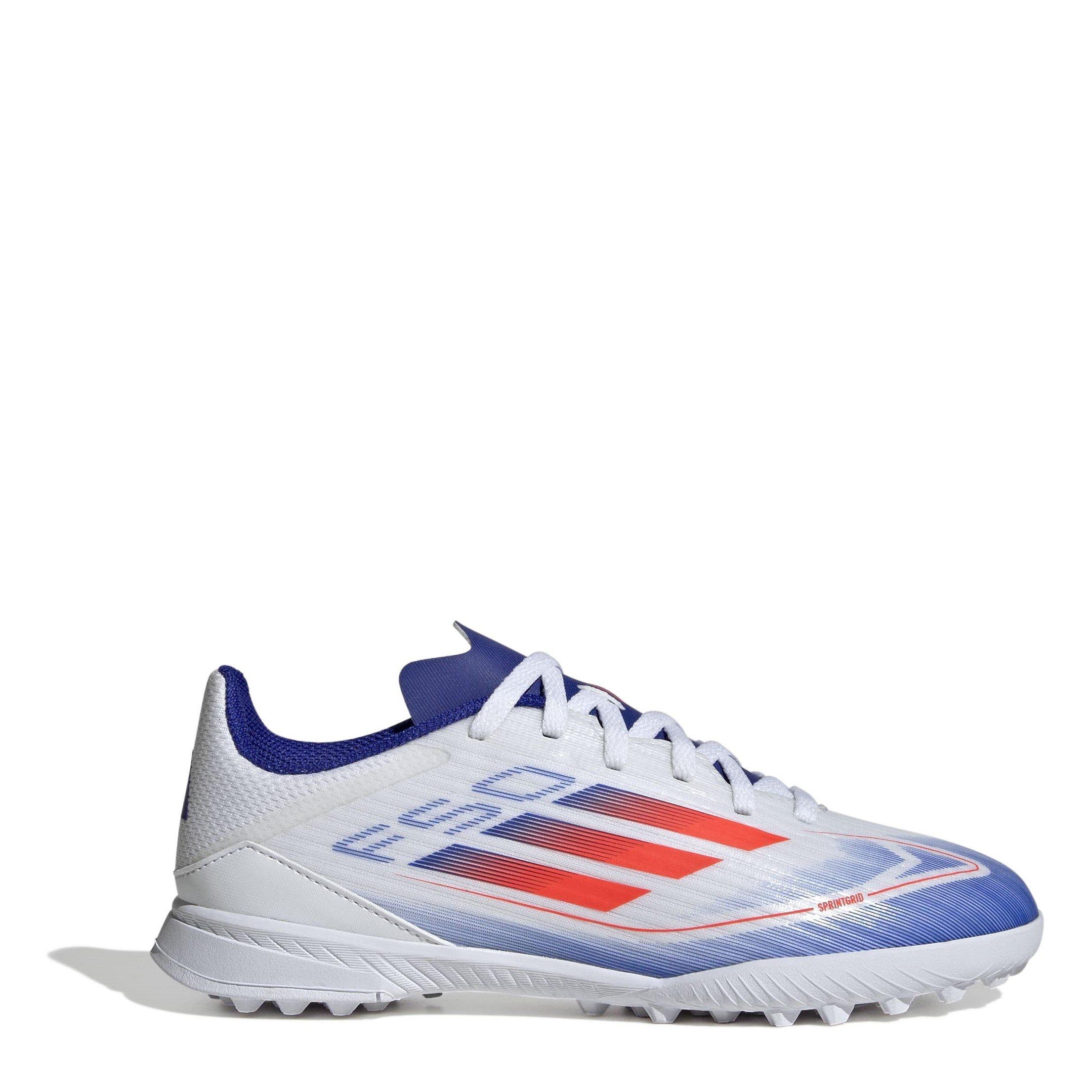 Weiß/Rot/Blau. - adidas - F50 League Juniors Astro Turf Football Boots - 1