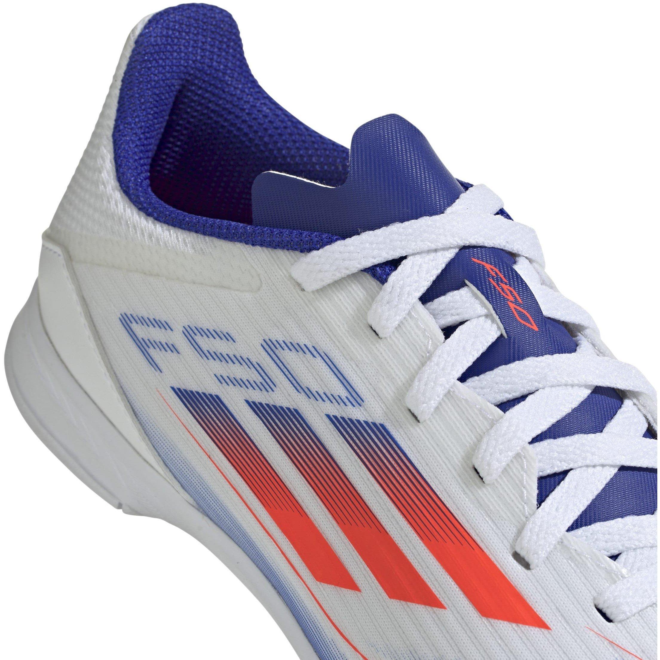 Blanco/Rojo/Azul. - adidas - F50 League Juniors Astro Turf Football Boots - 8