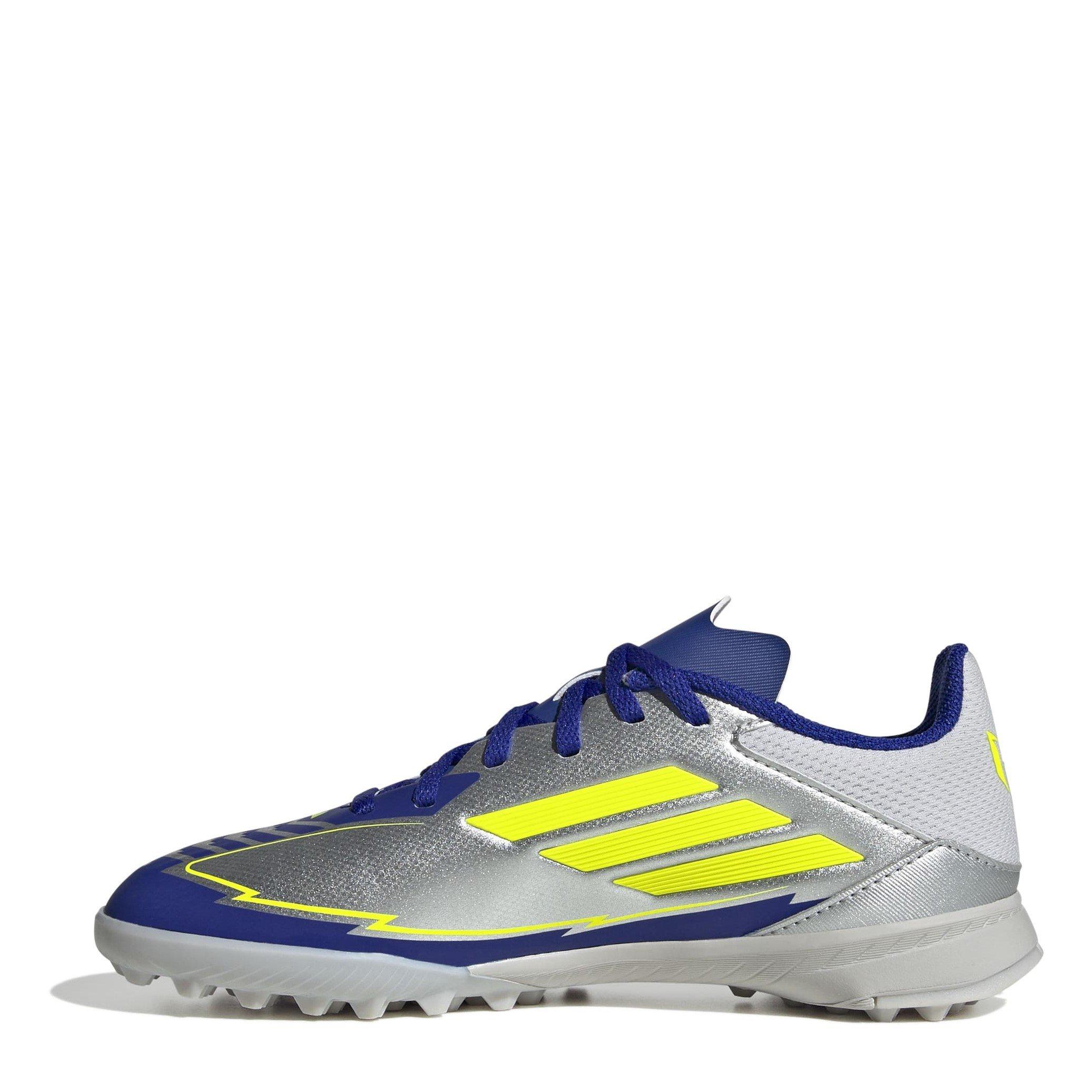Silber/Blau - adidas - F50 League Juniors Astro Turf Football Boots - 2