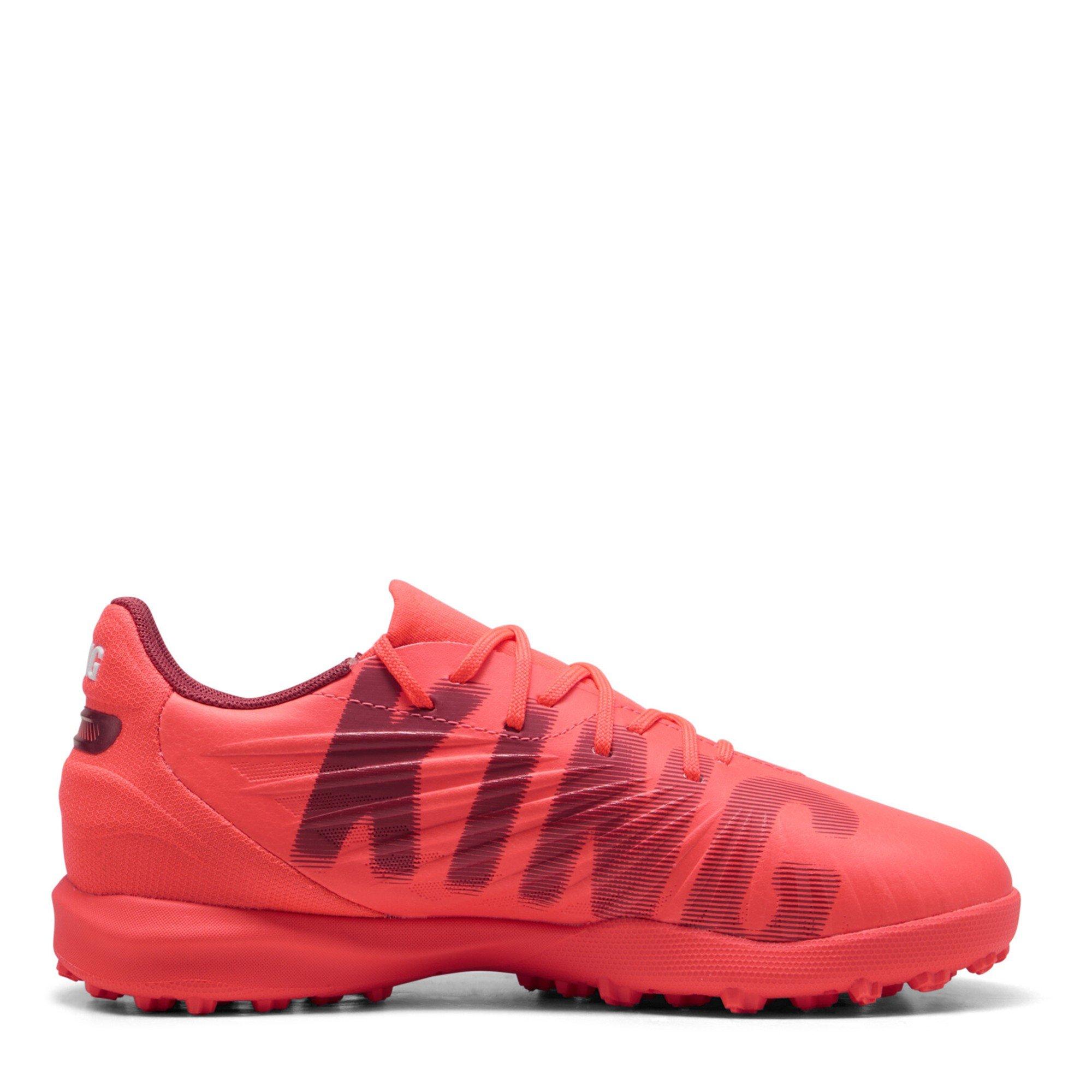 Glowing Red-W - Puma - Puma King Match Tt Jr Astro Turf Football Boots Unisex Kids - 4