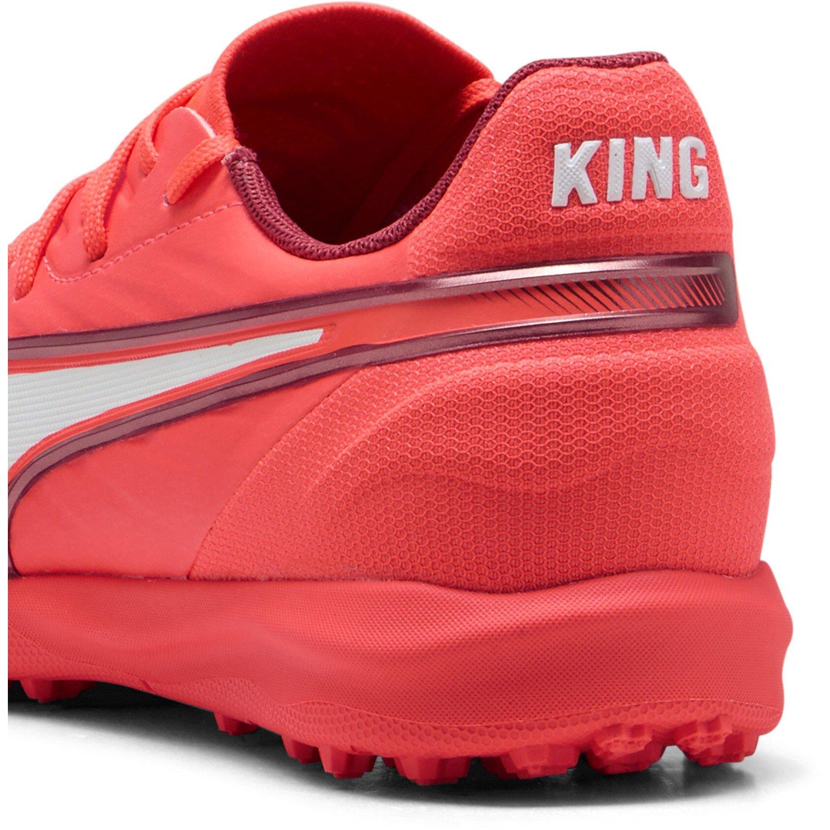 Glowing Red-W - Puma - Puma King Match Tt Jr Astro Turf Football Boots Unisex Kids - 5