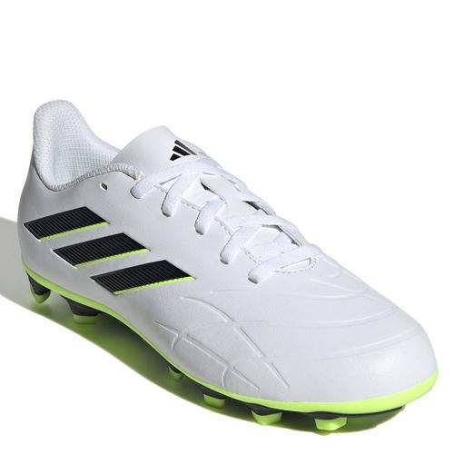 White/Blk/Lemon - adidas - Copa Pure 4 Juniors Firm Ground Football Boots - 5