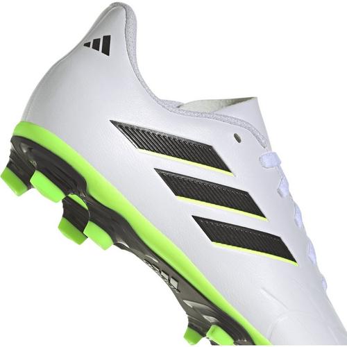 White/Blk/Lemon - adidas - Copa Pure 4 Juniors Firm Ground Football Boots - 8