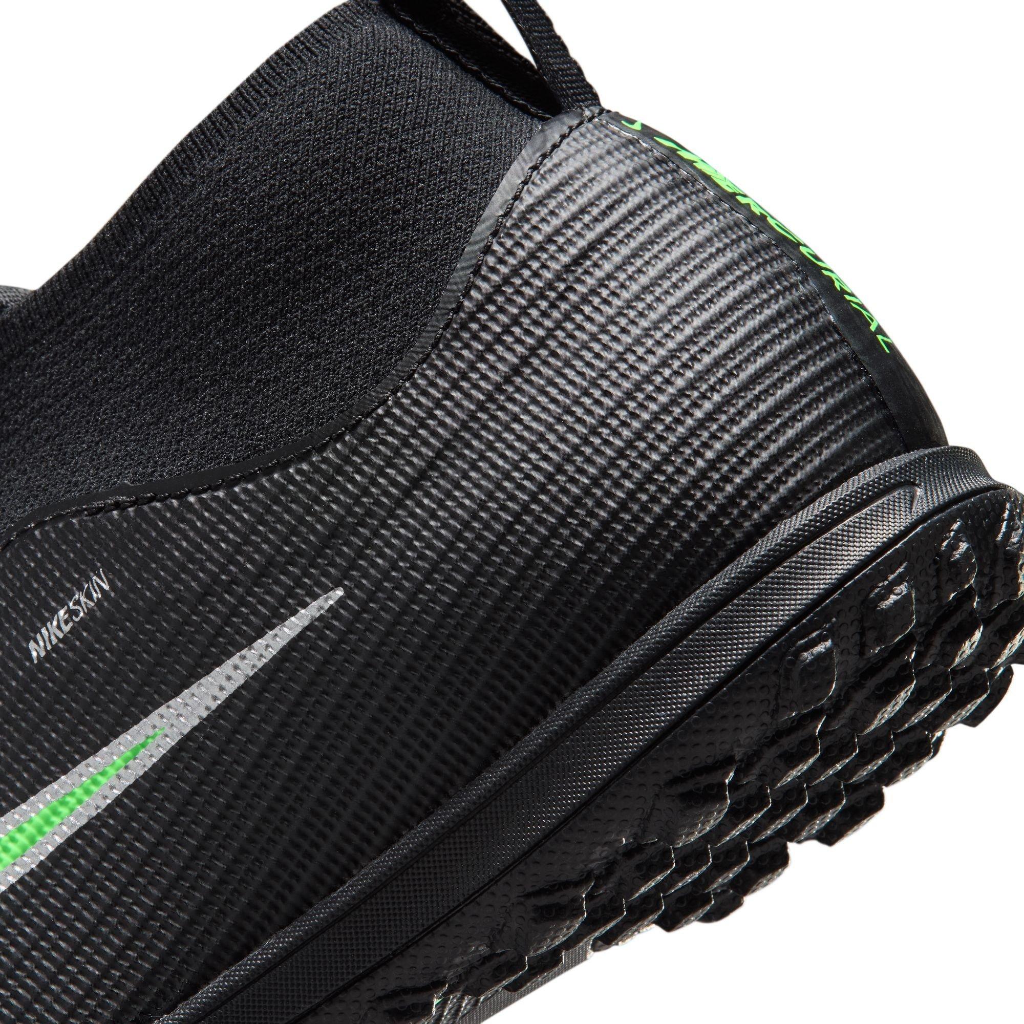 Black/Green - Nike - Kids' Mercurial Academy Slim Fit Astro Turf Football Boot - 8