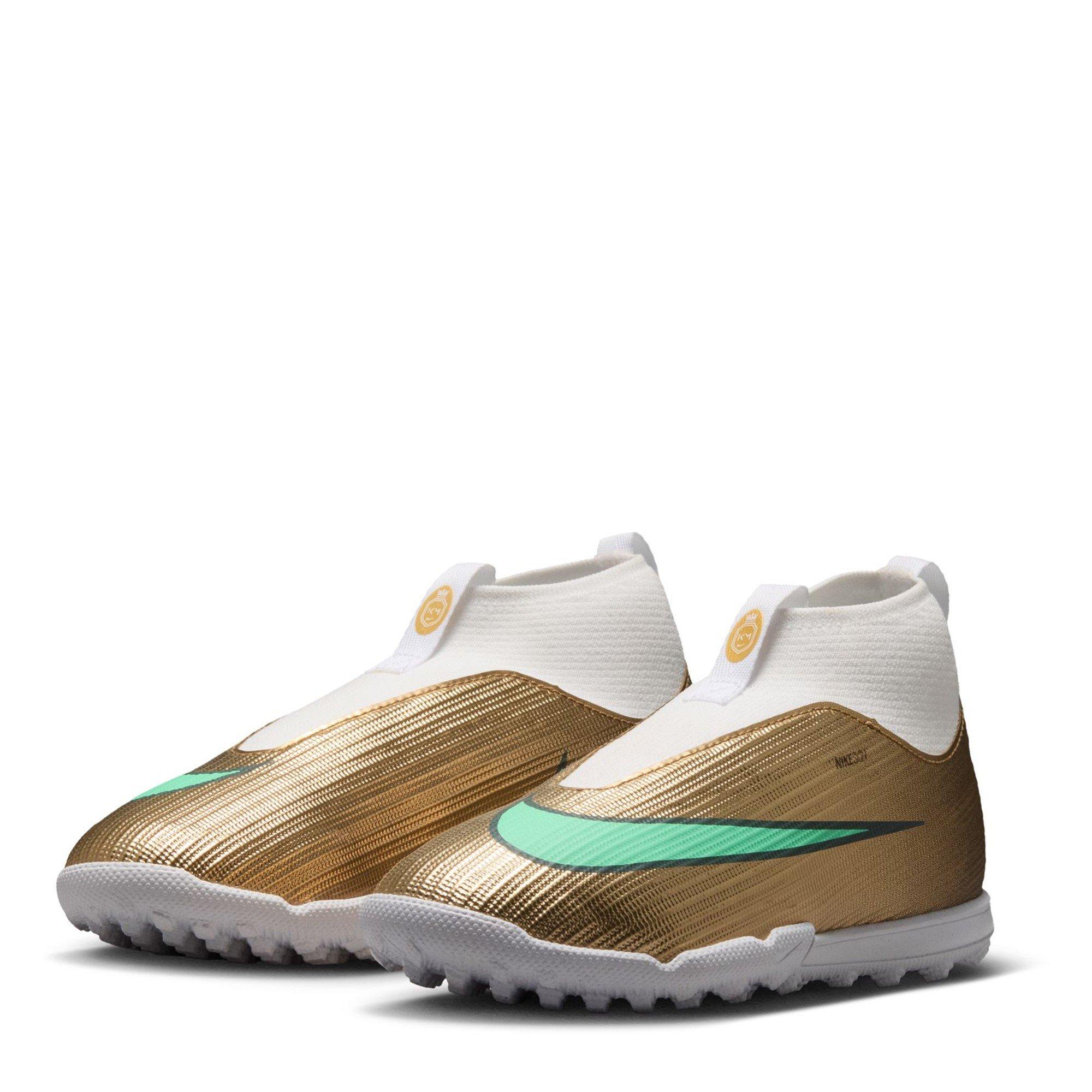 Gold/Jade - Nike - Kids' Mercurial Academy Slim Fit Astro Turf Football Boot - 4