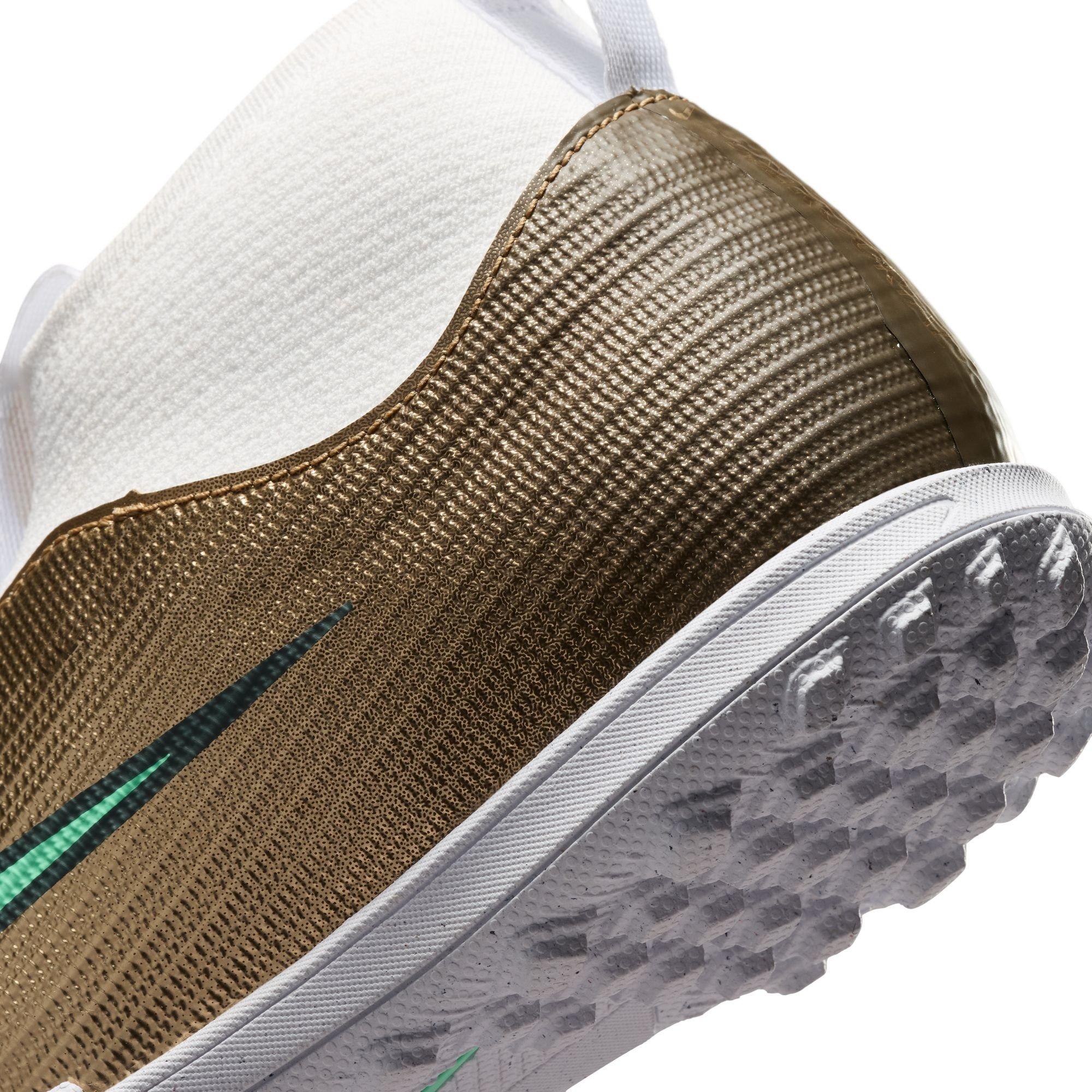 Gold/Jade - Nike - Kids' Mercurial Academy Slim Fit Astro Turf Football Boot - 8