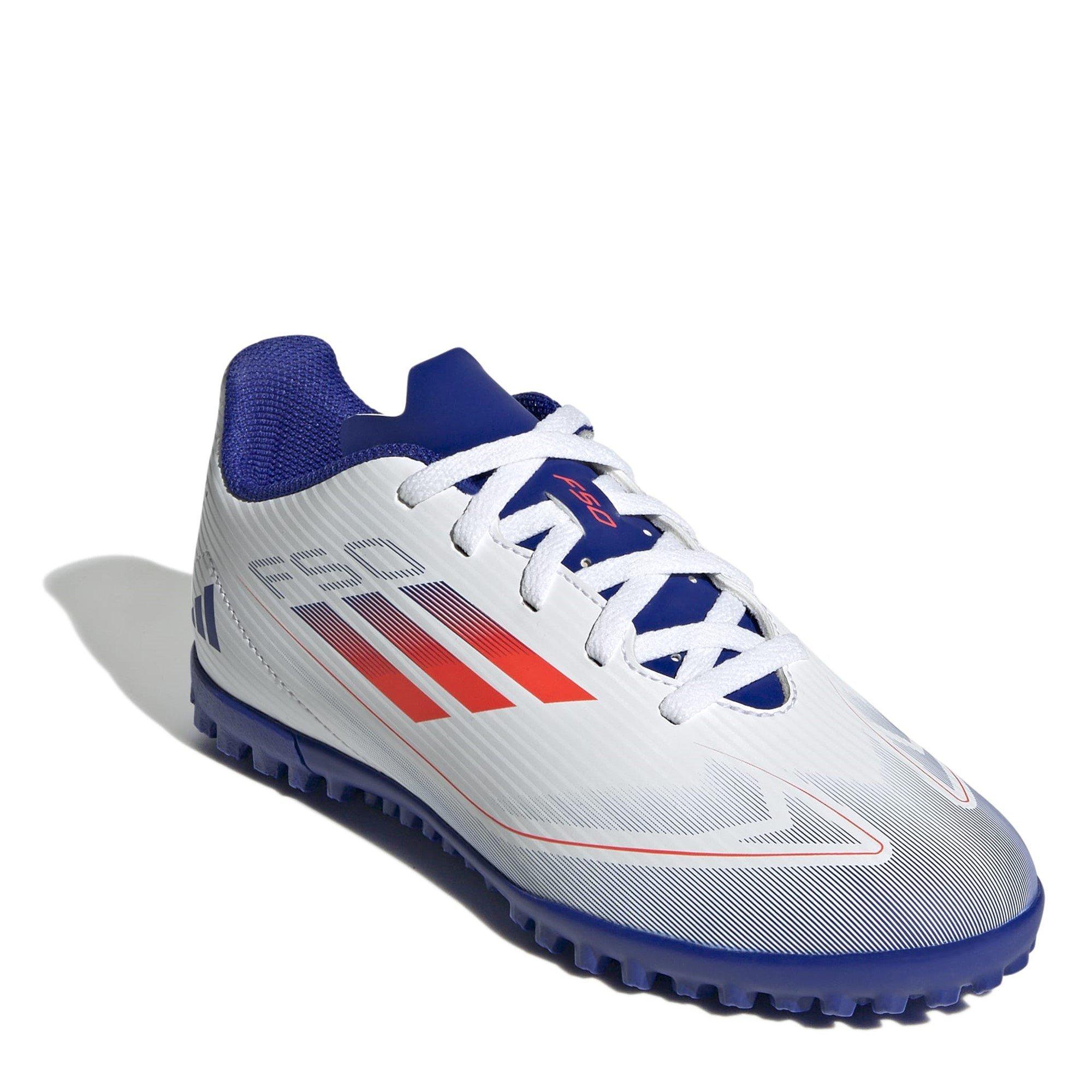 White/Red/Blue - adidas - F50 Club Junior Astro Turf Football Boots - 3